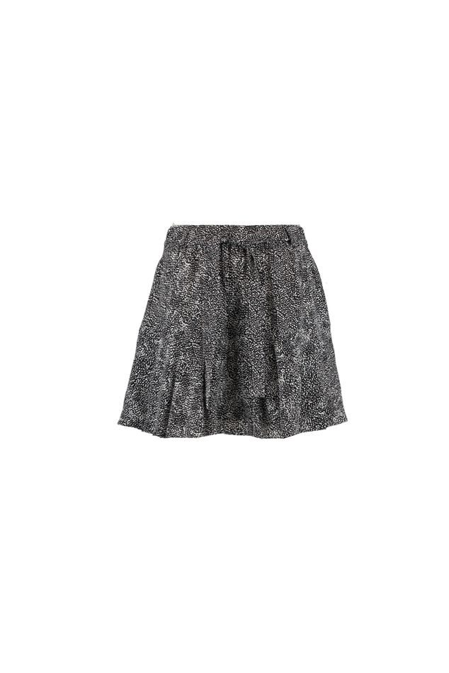 Jupe-short à ceinture nouée image number 1