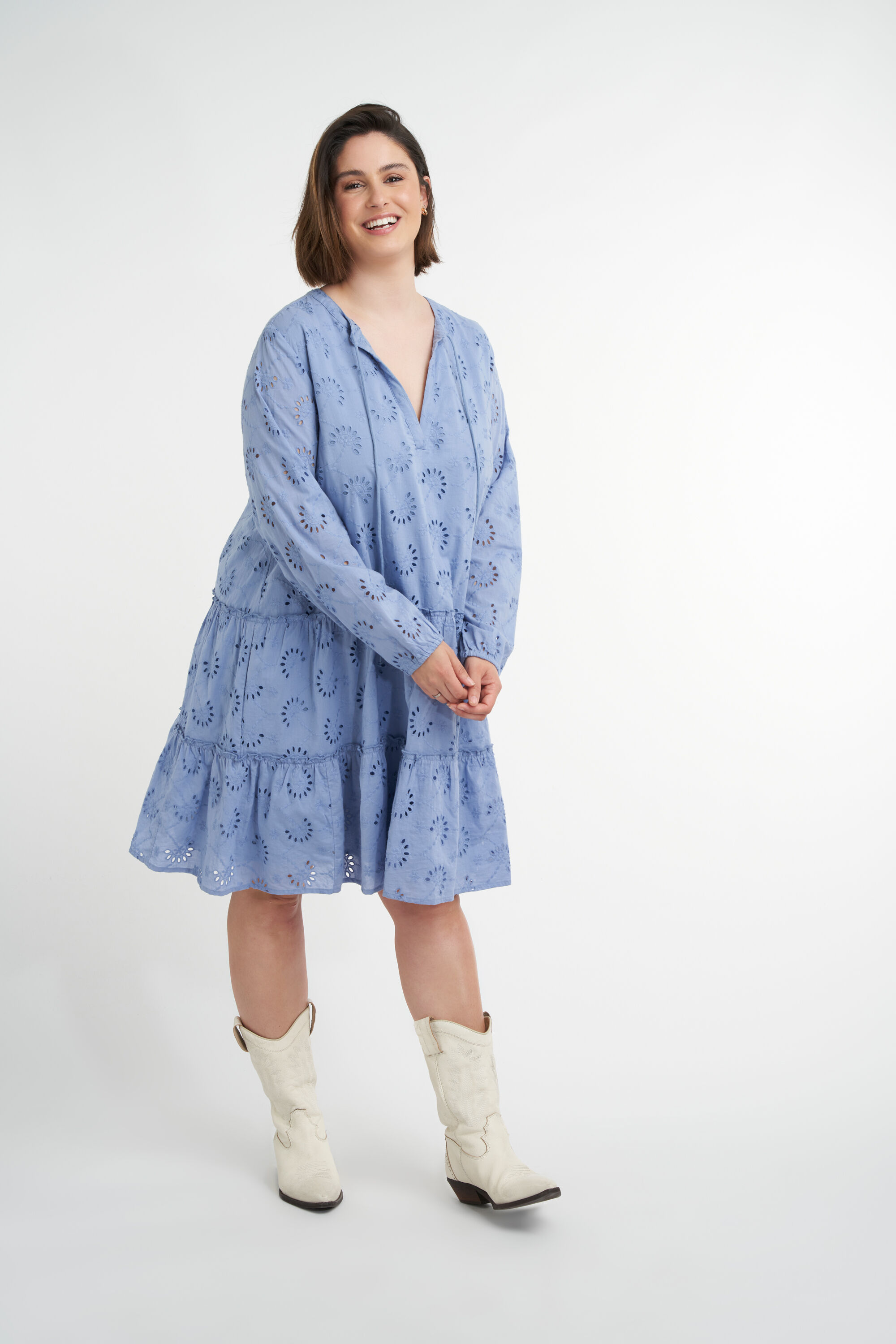 Robe coupe trap&egrave;ze image number 6