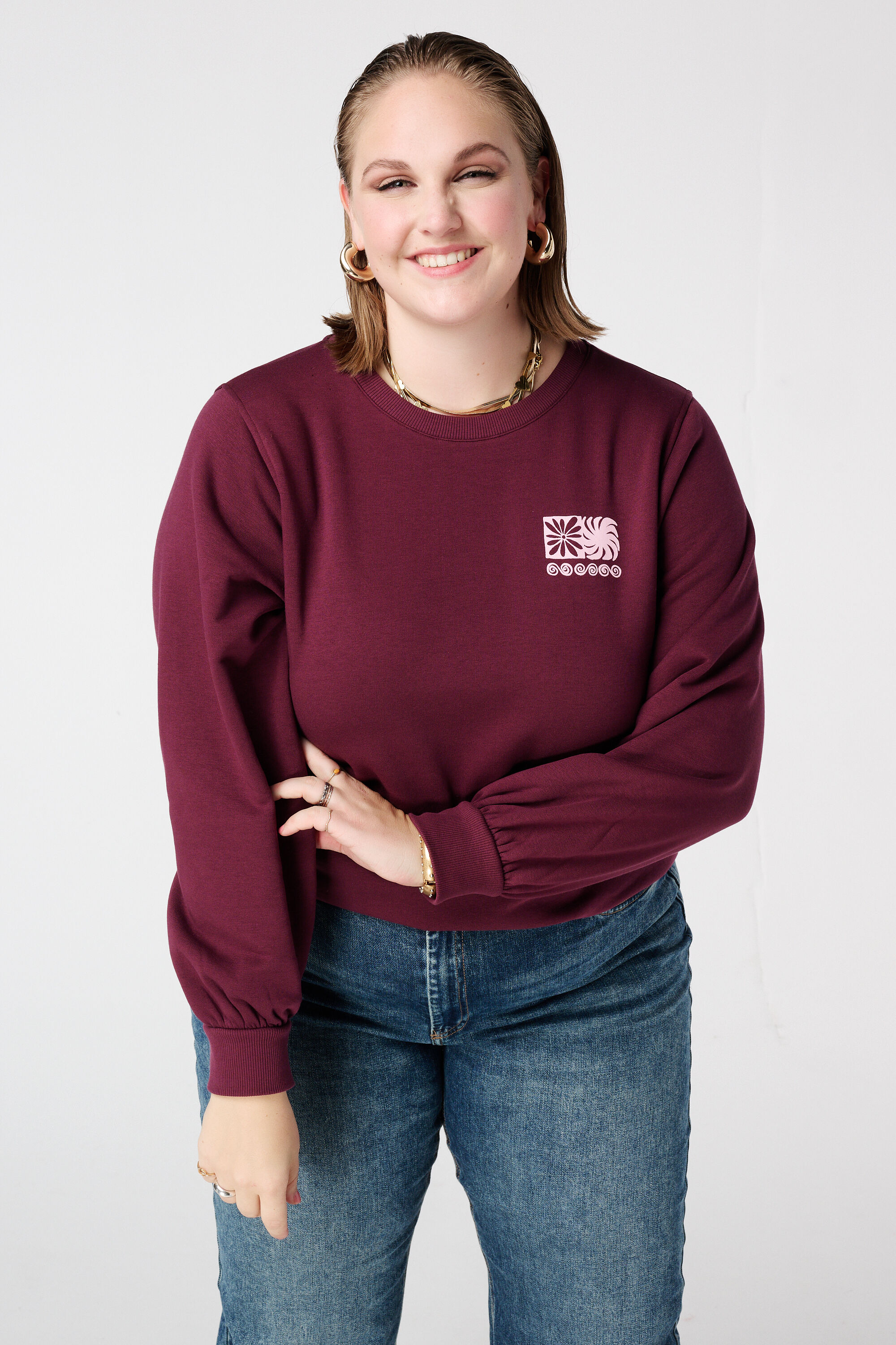 Sweat &agrave; imprim&eacute; au dos image number 3