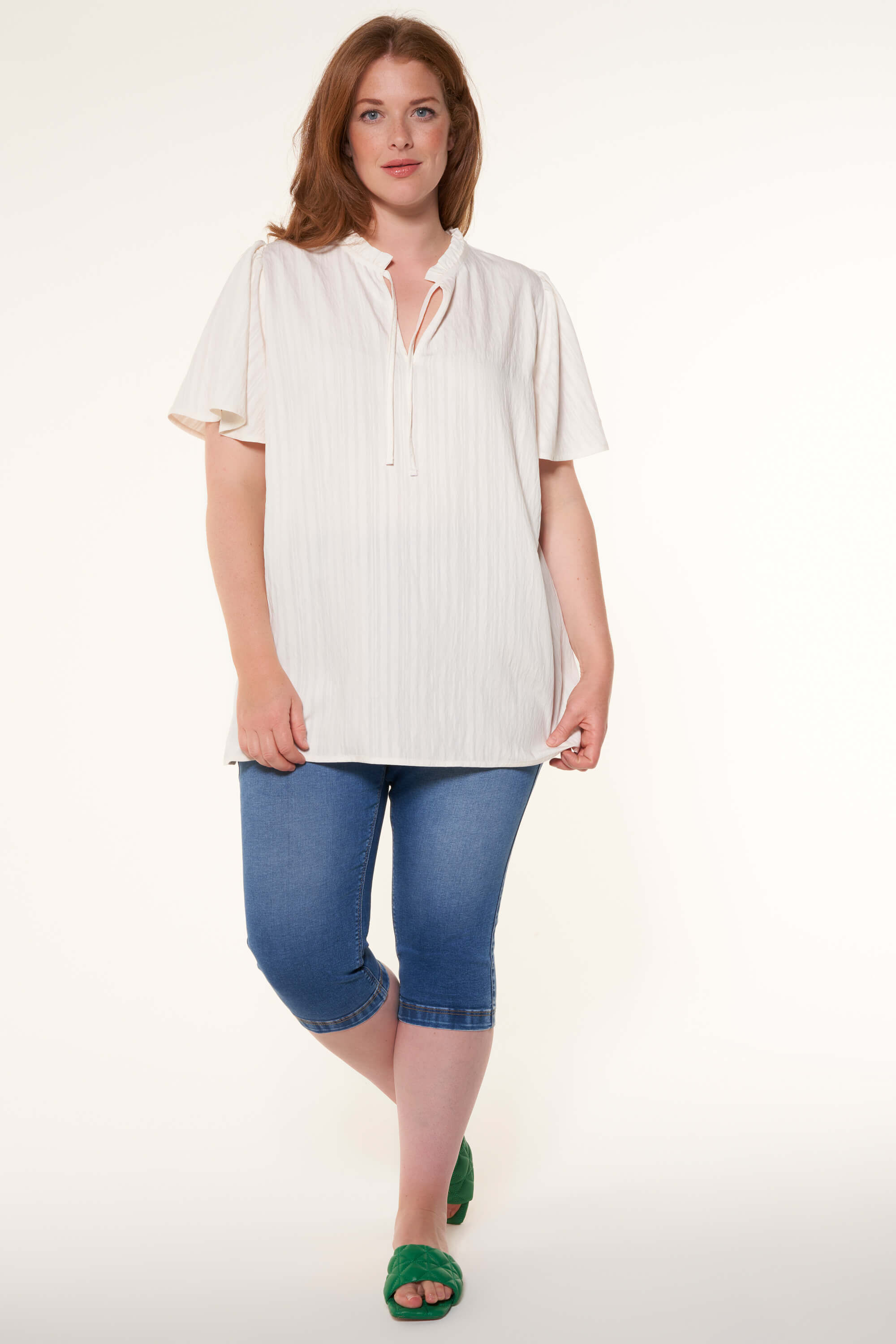 Chemisier &agrave; manches courtes  image number 5