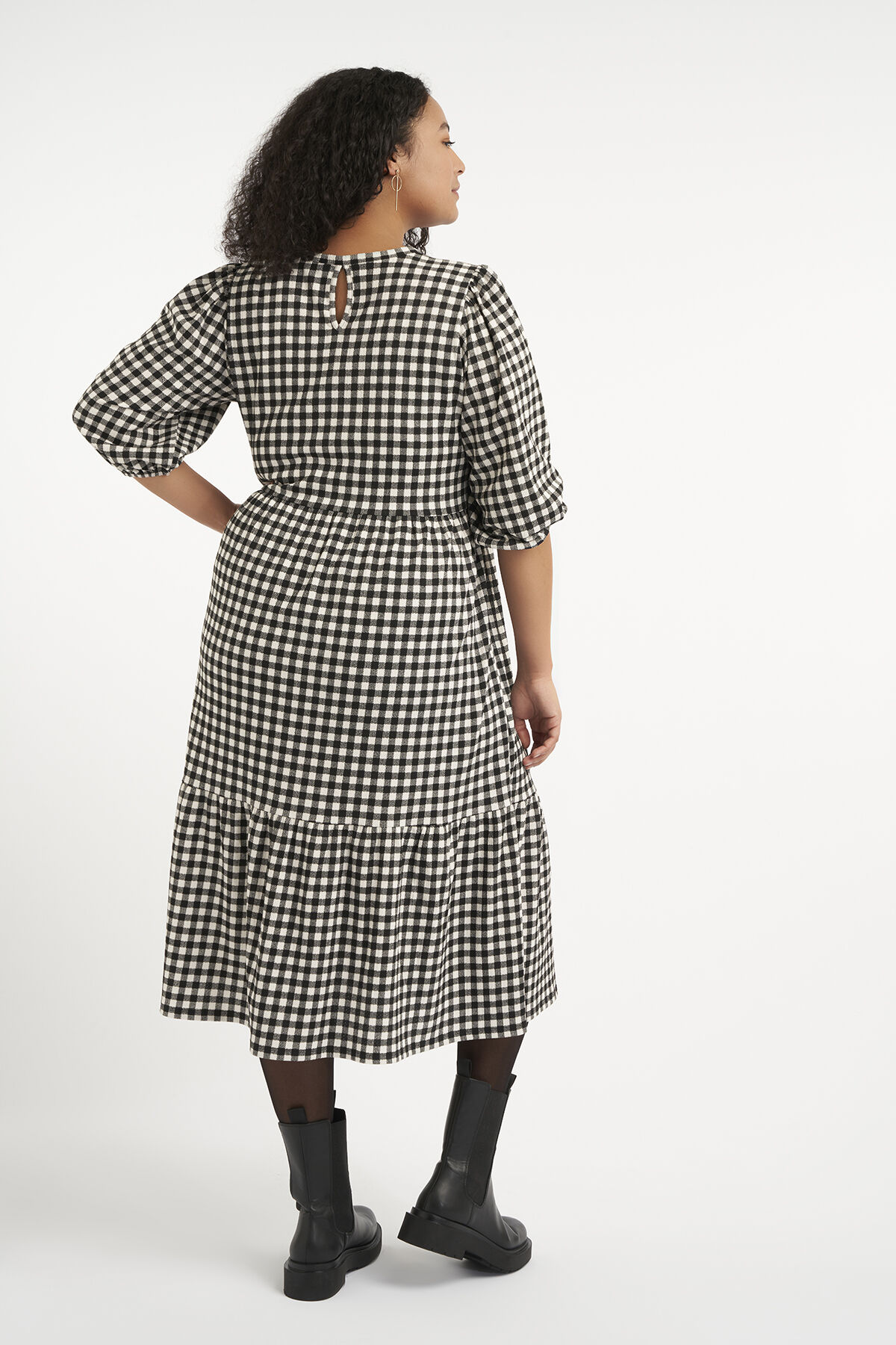 Longue robe ample &agrave; imprim&eacute;   image number 3