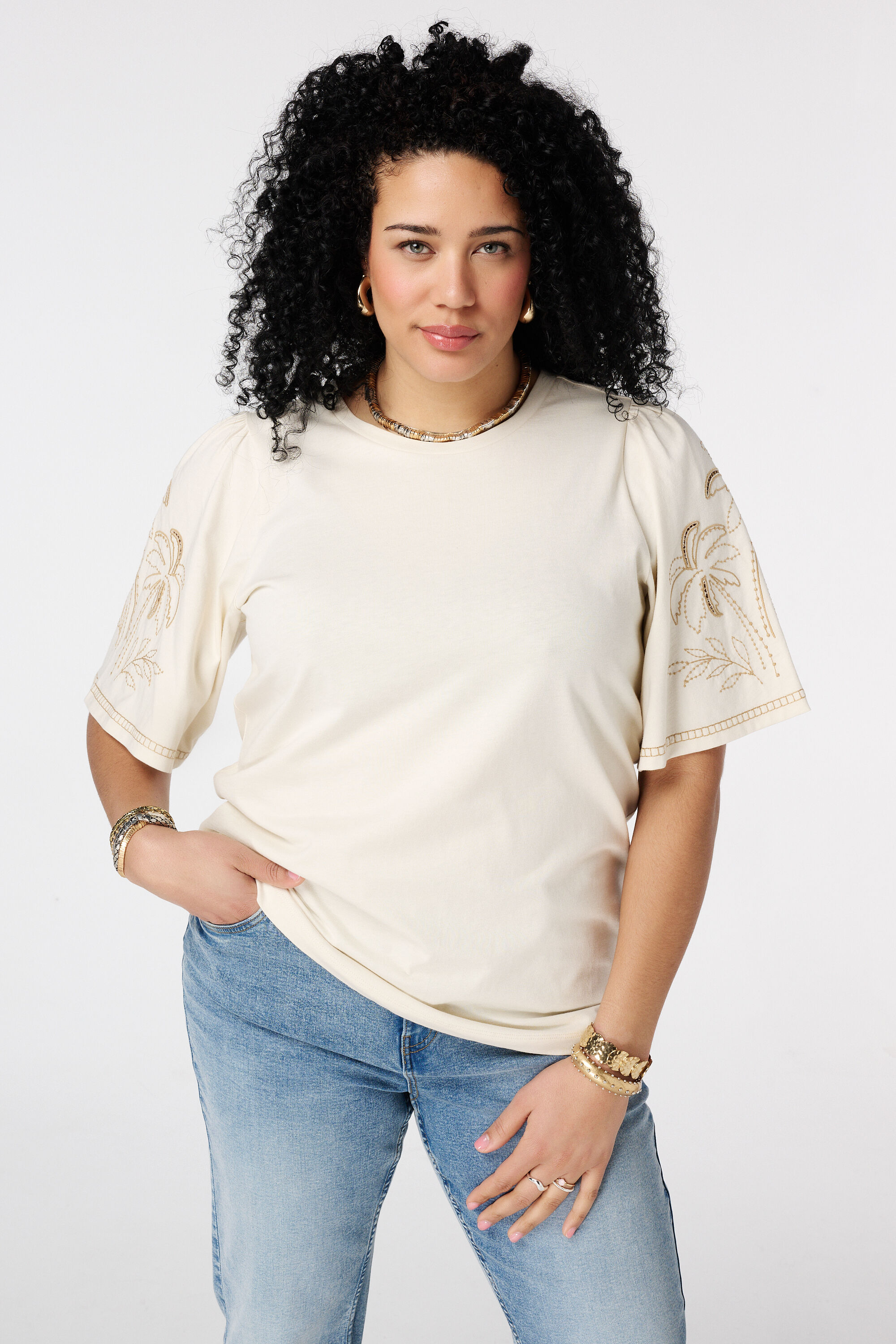 T-shirt avec broderie