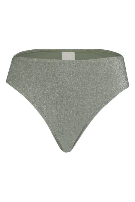 Bas de bikini taille haute avec paillettes