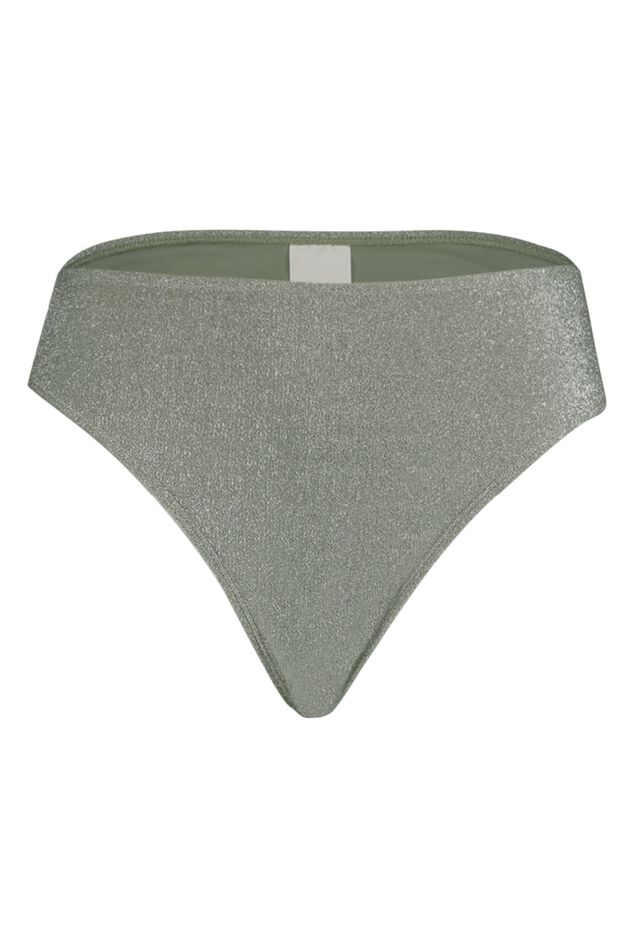 Bas de bikini taille haute avec paillettes image number 2