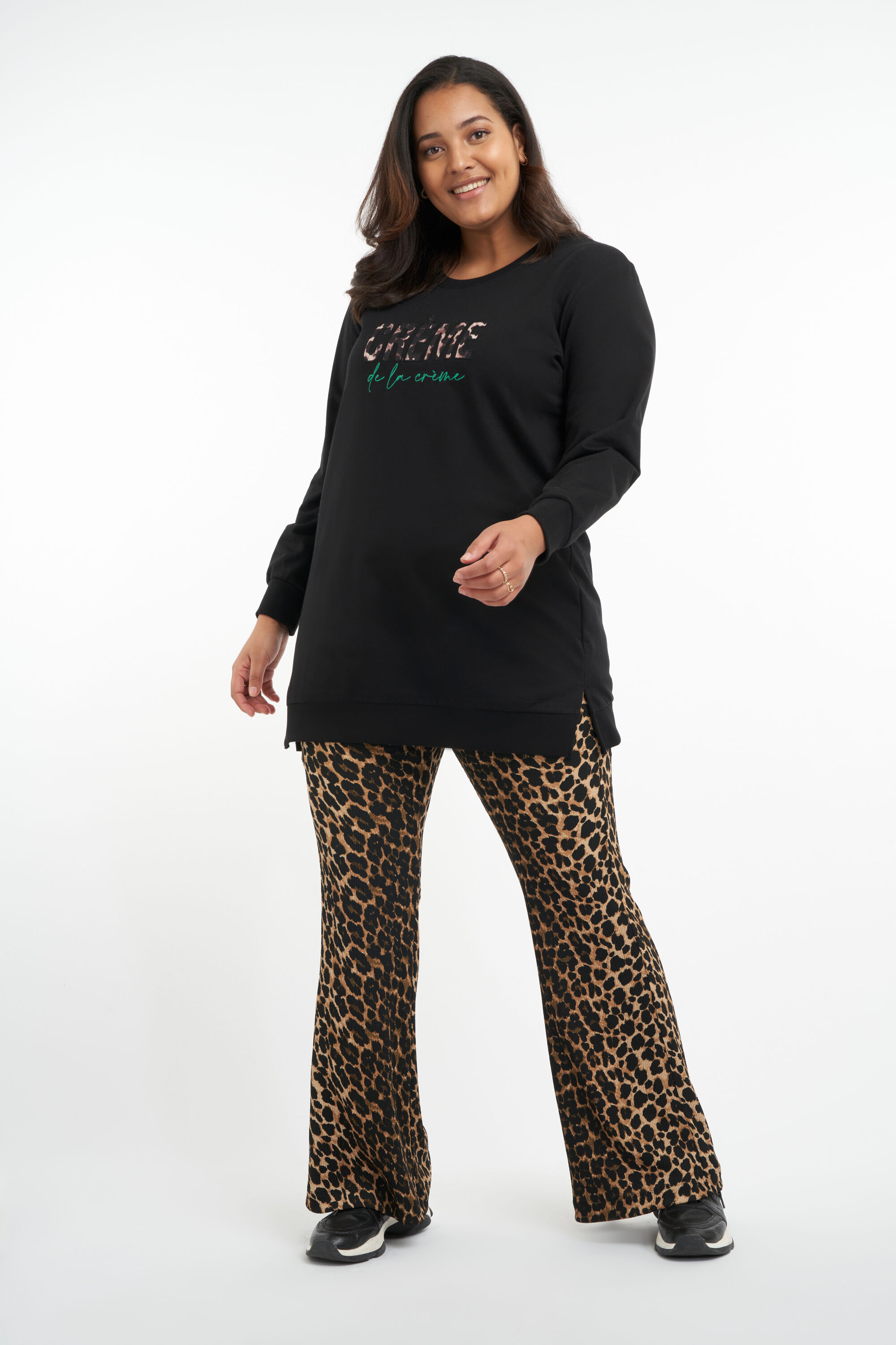Legging &eacute;vas&eacute; &agrave; imprim&eacute; 