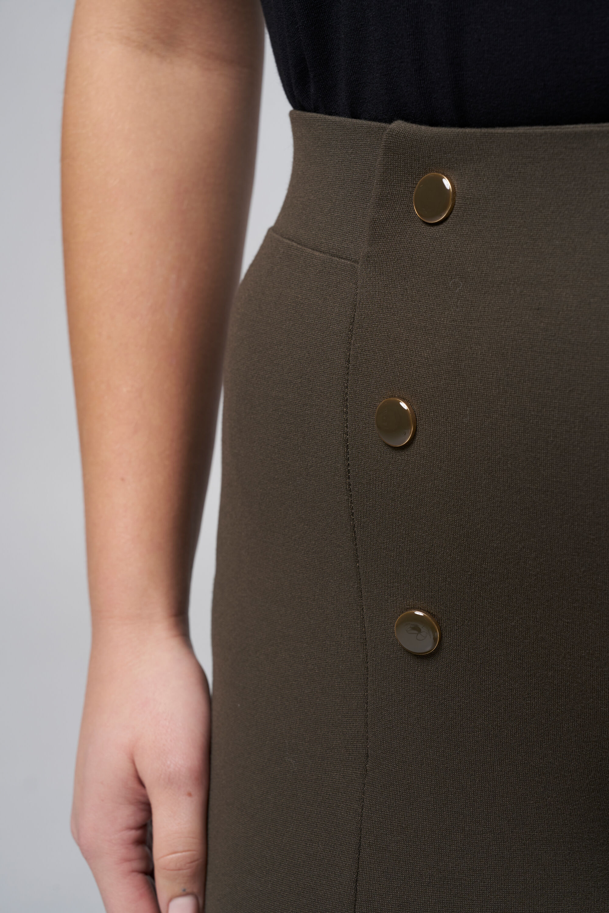 Treggings avec boutons dor&eacute;s image number 4