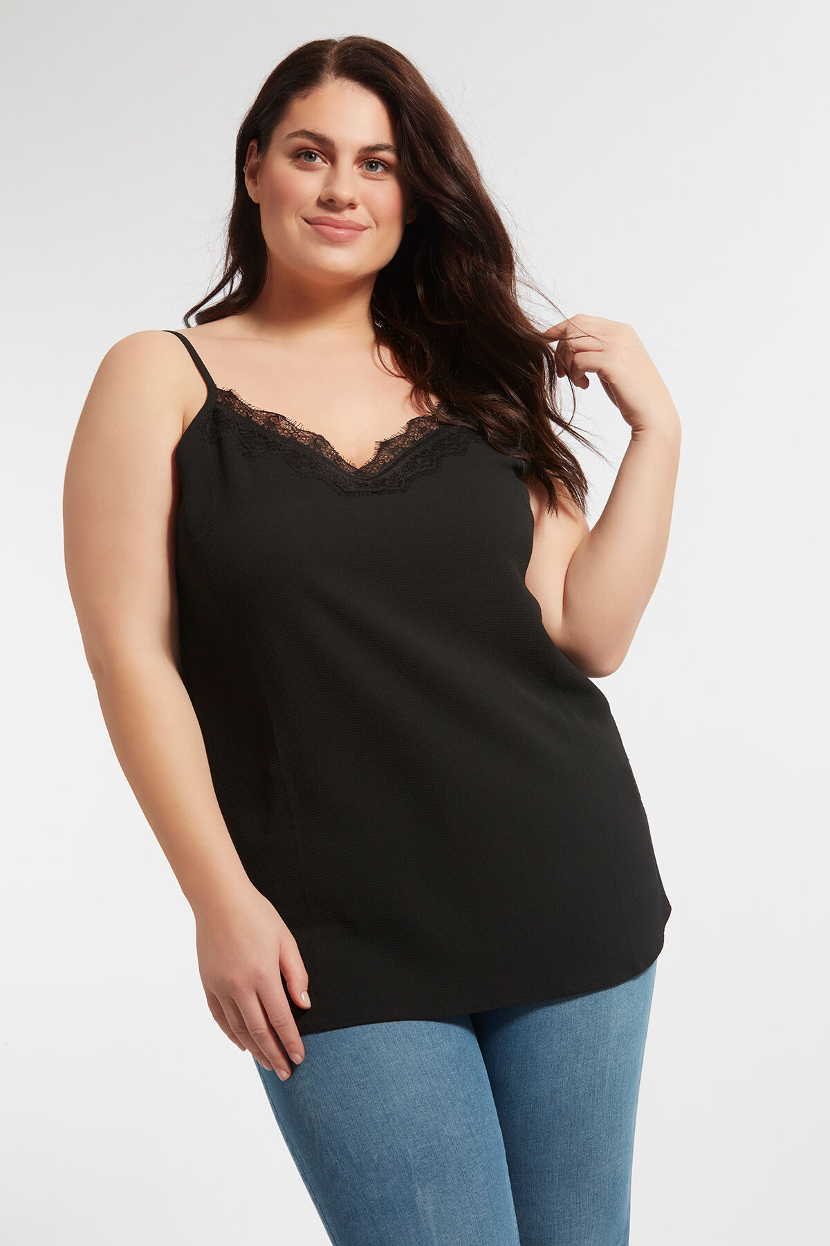 Chemisier sans manches en dentelle image number 4