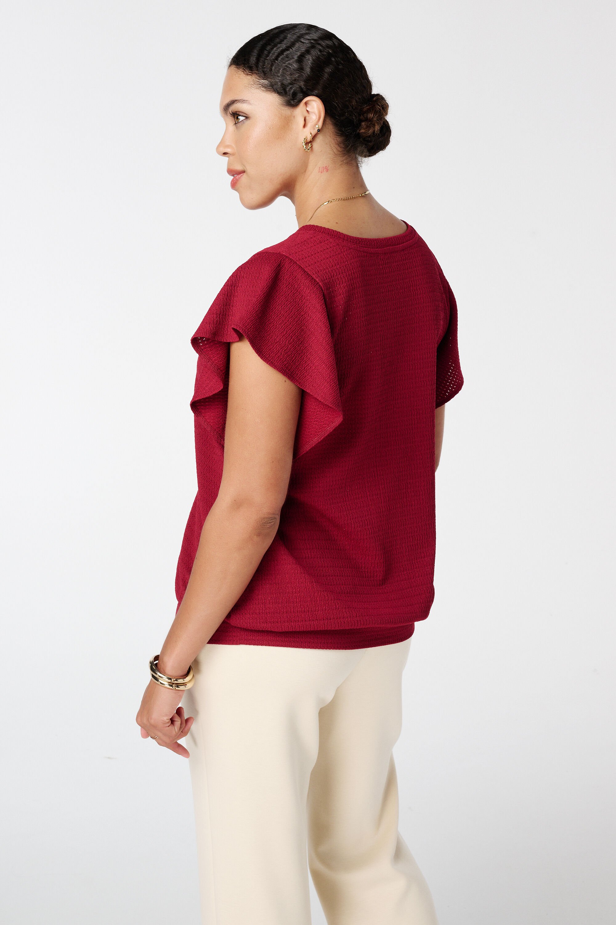 Haut avec manches papillon image number 3