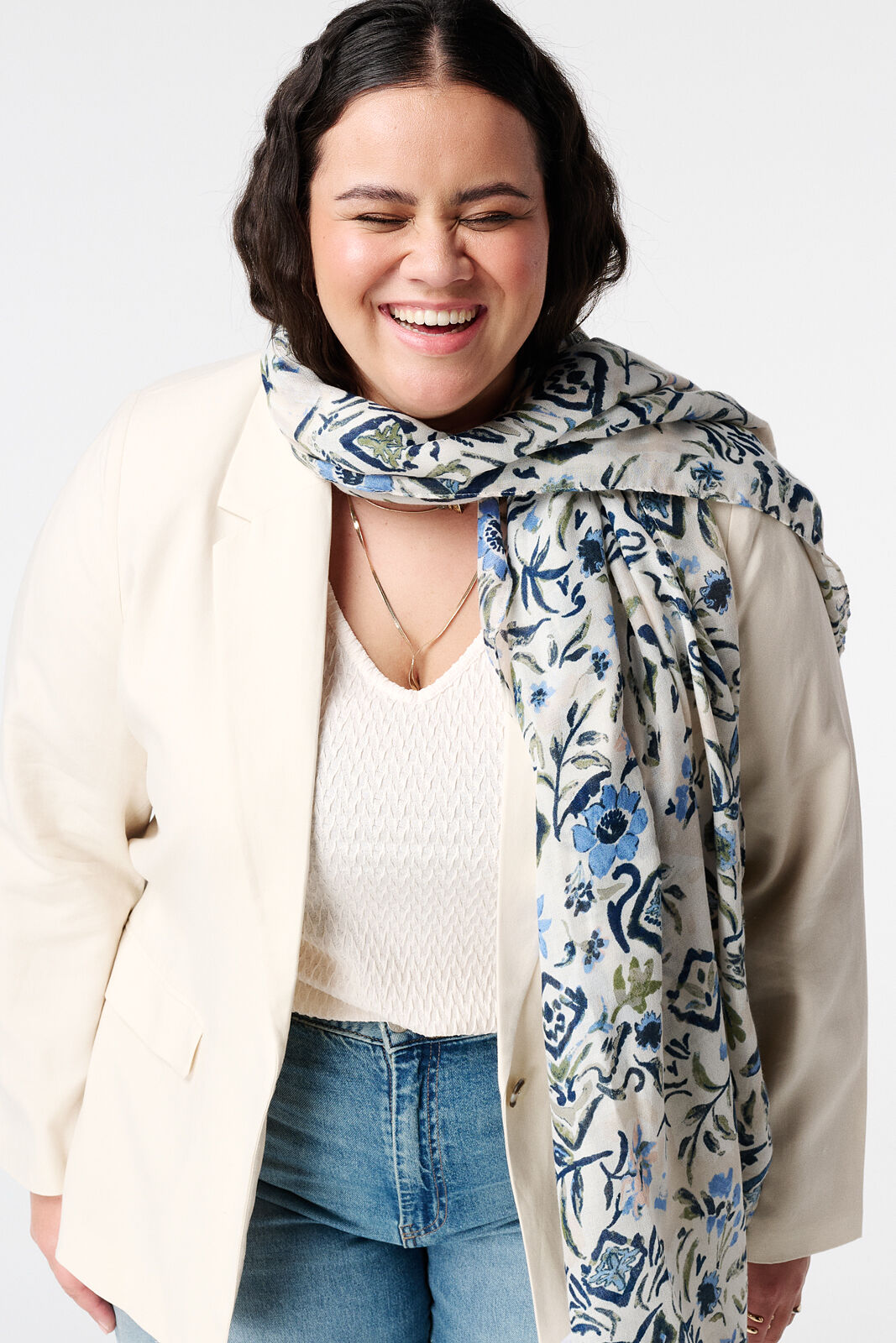 &Eacute;charpe &agrave; imprim&eacute; image number 3