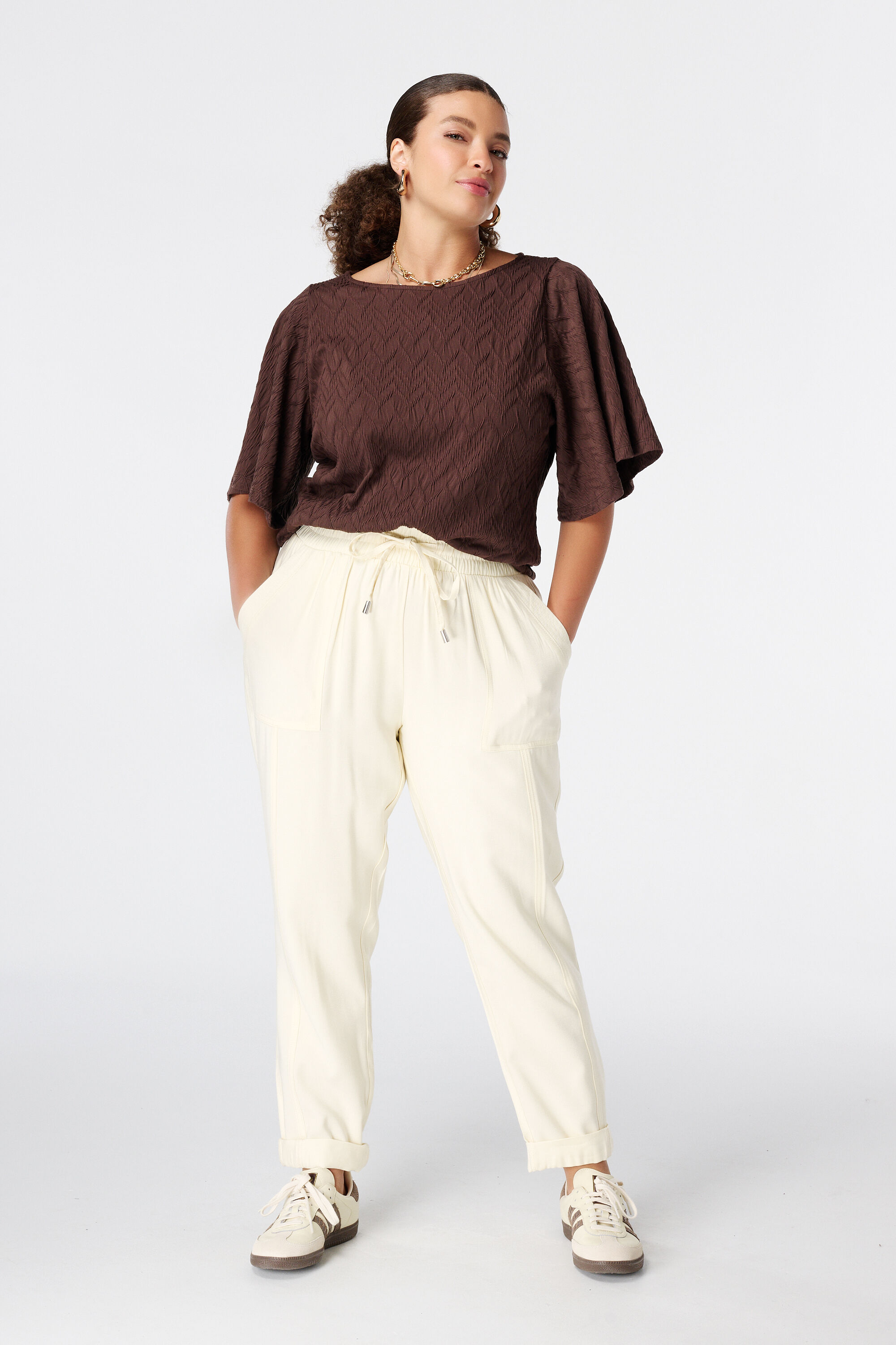 Pantalon &agrave; taille &eacute;lastique