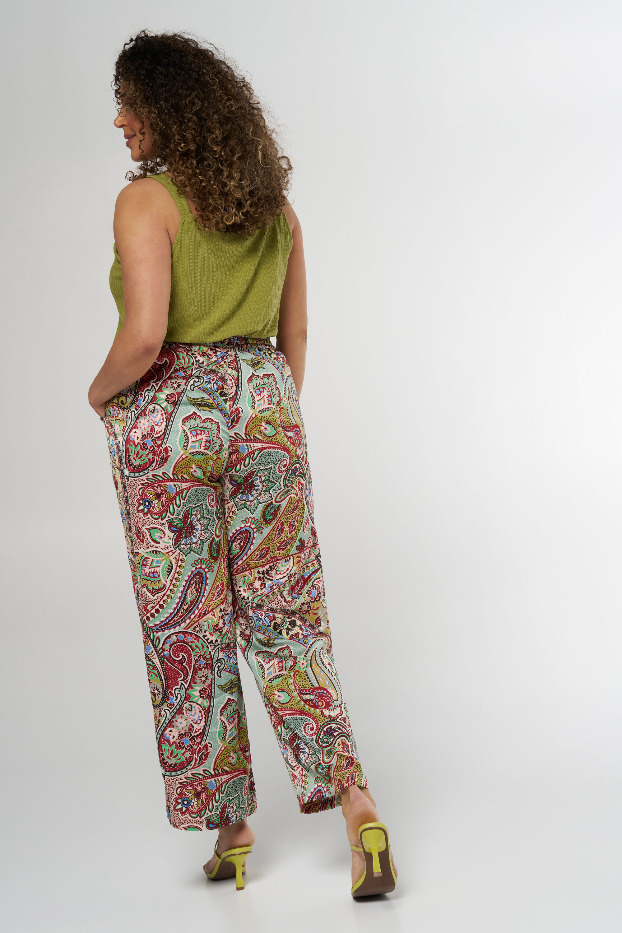 Pantalon ample &agrave; imprim&eacute; image number 3