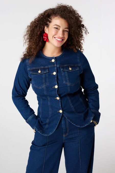 Veste en jean ajustée Veste en jean ajustée