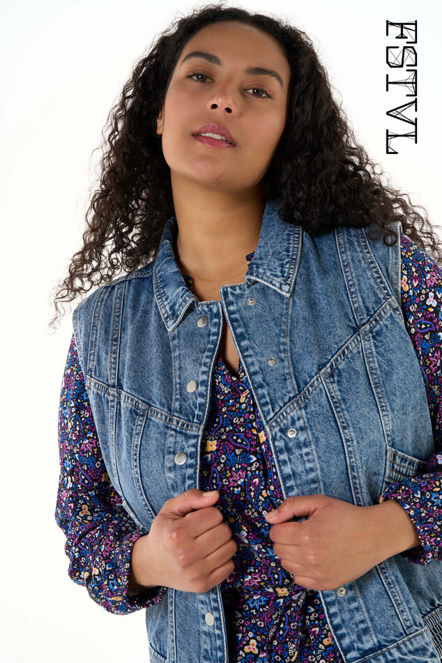Gilet en denim  image number 0