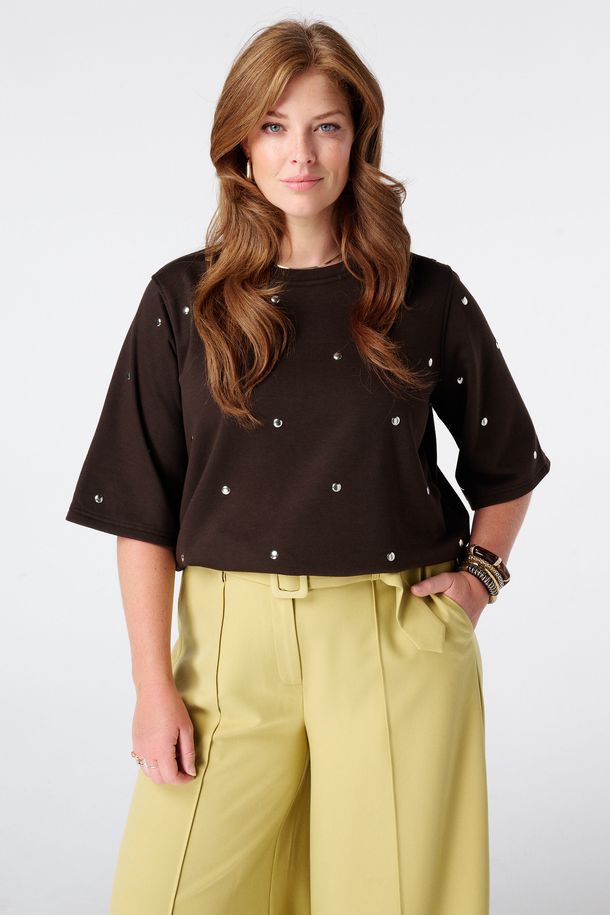 T shirt en tissu sweat