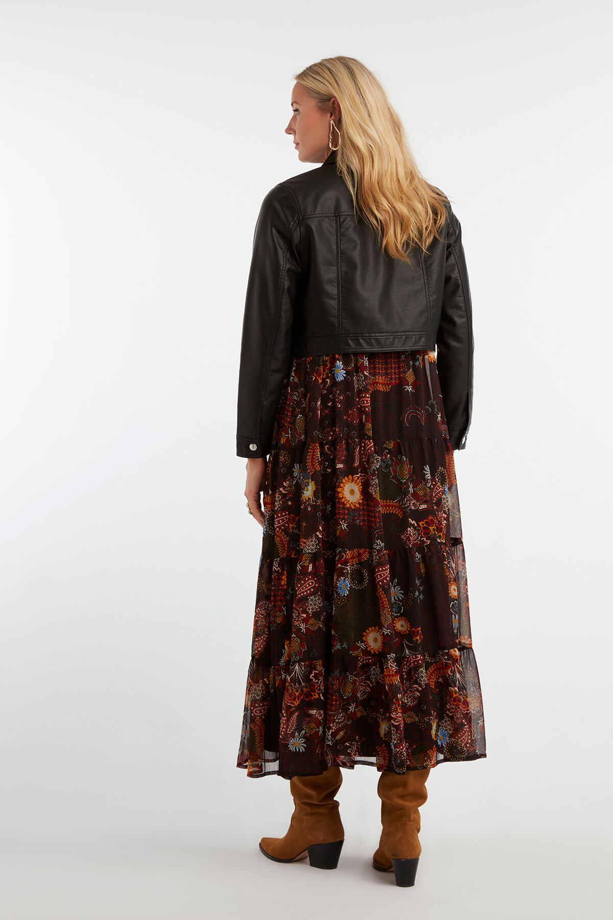 Veste courte en similicuir image number 6