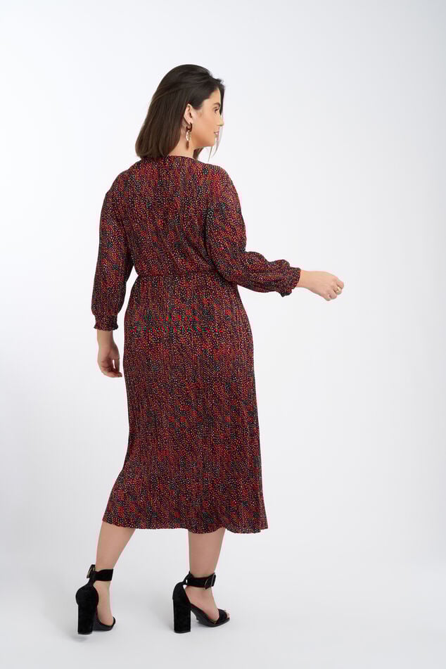 Longue robe plissée  image number 3