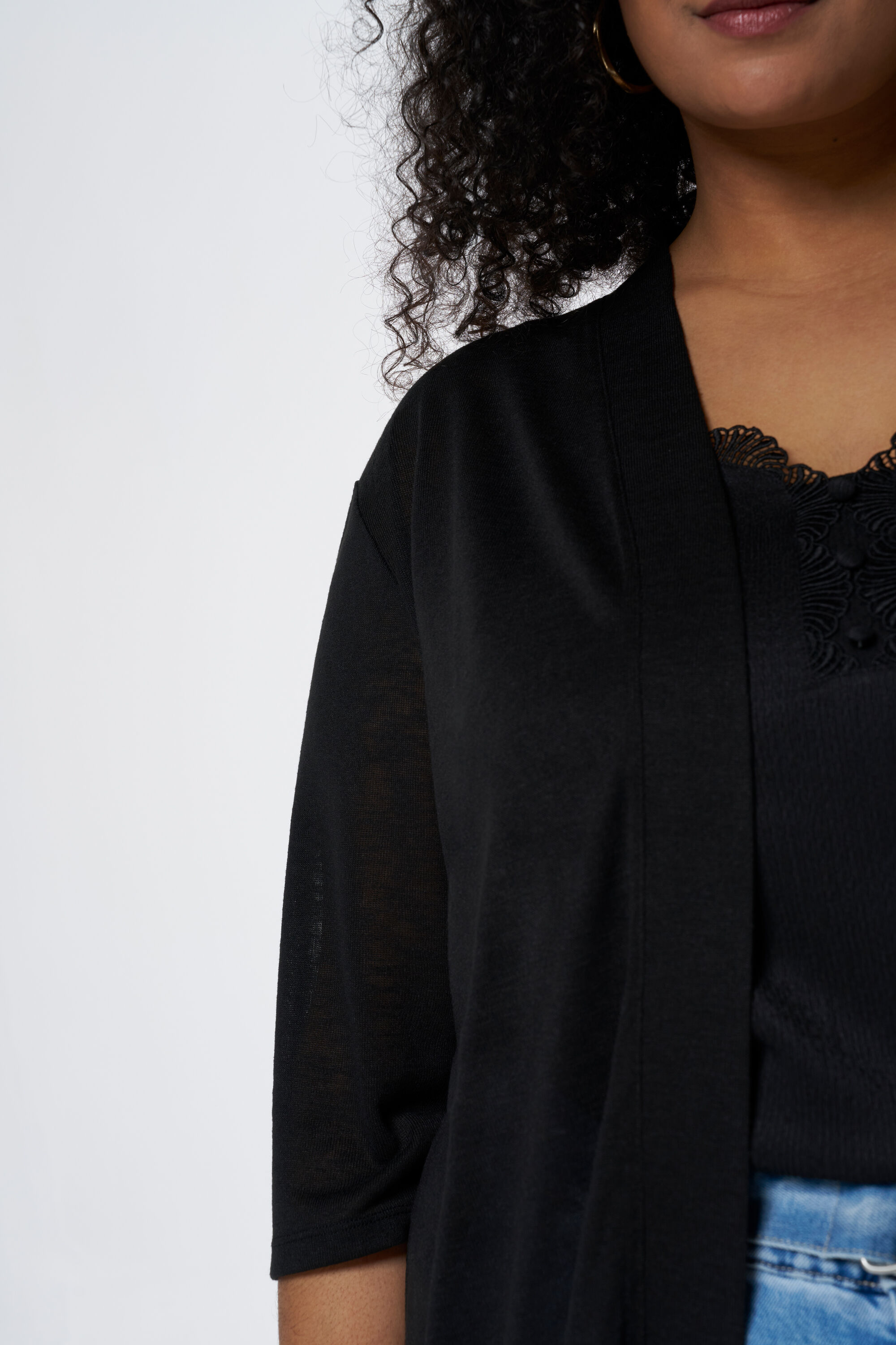 Cardigan &agrave; manches trois-quarts image number 4