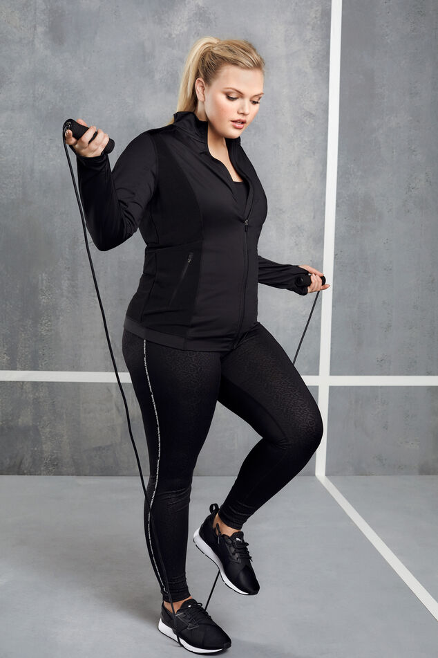 Legging de sport à imprimé léopard  image number 3