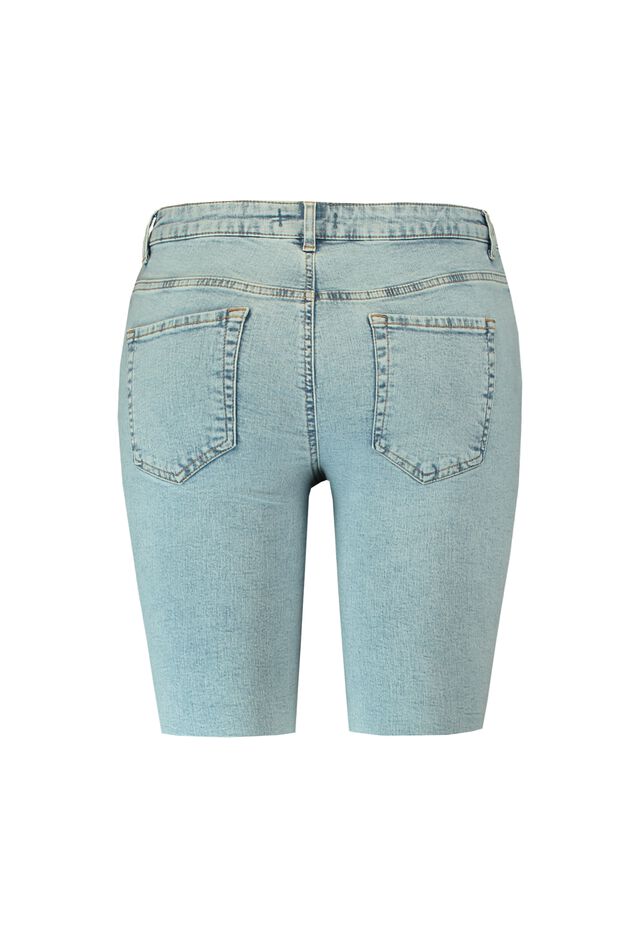 Shorts style motard en denim image number 2