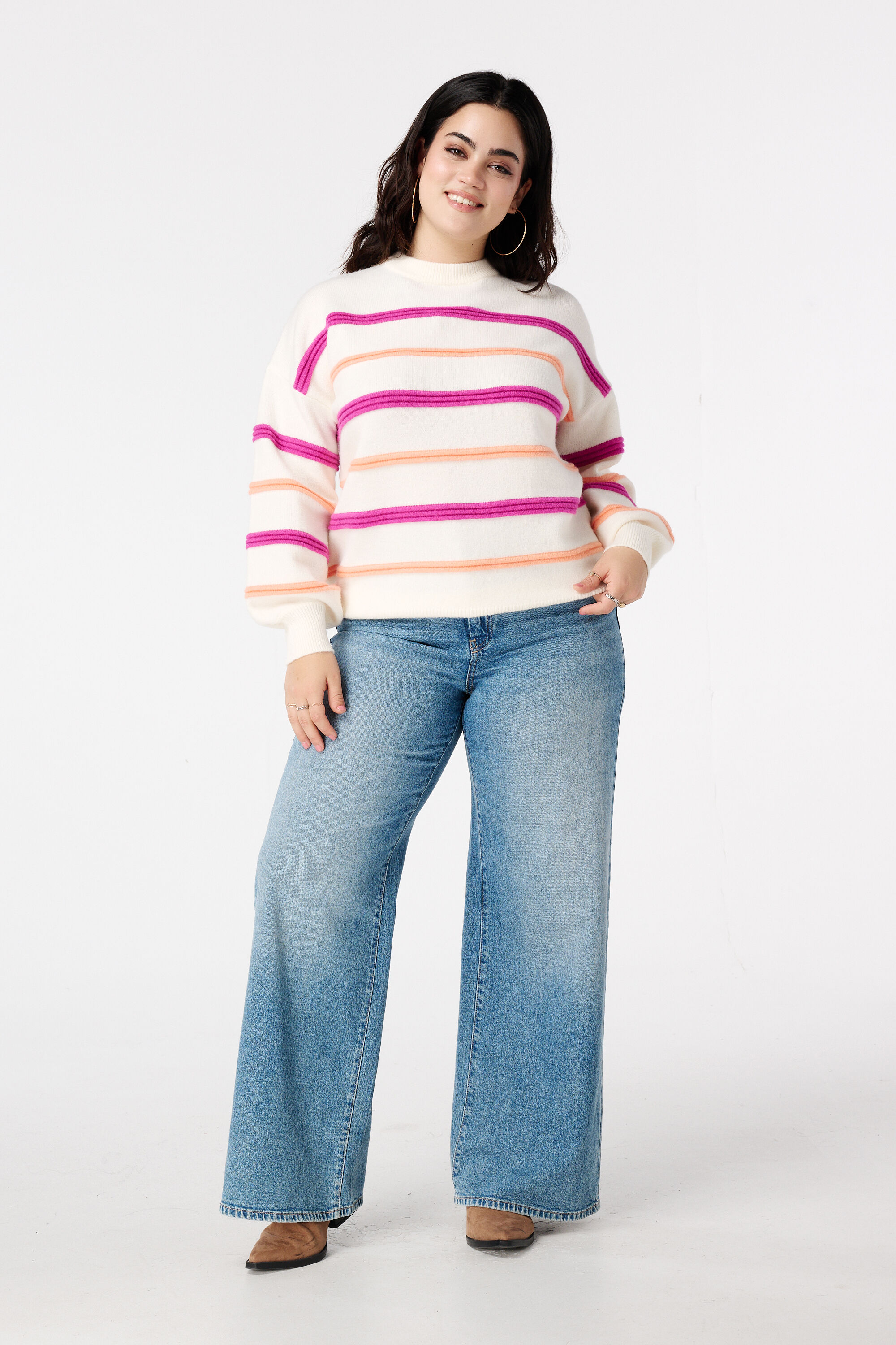 Pull &agrave; rayures color&eacute;es image number 5