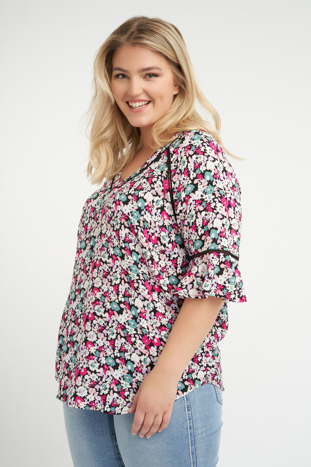 Chemisier à imprimé floral image number 0