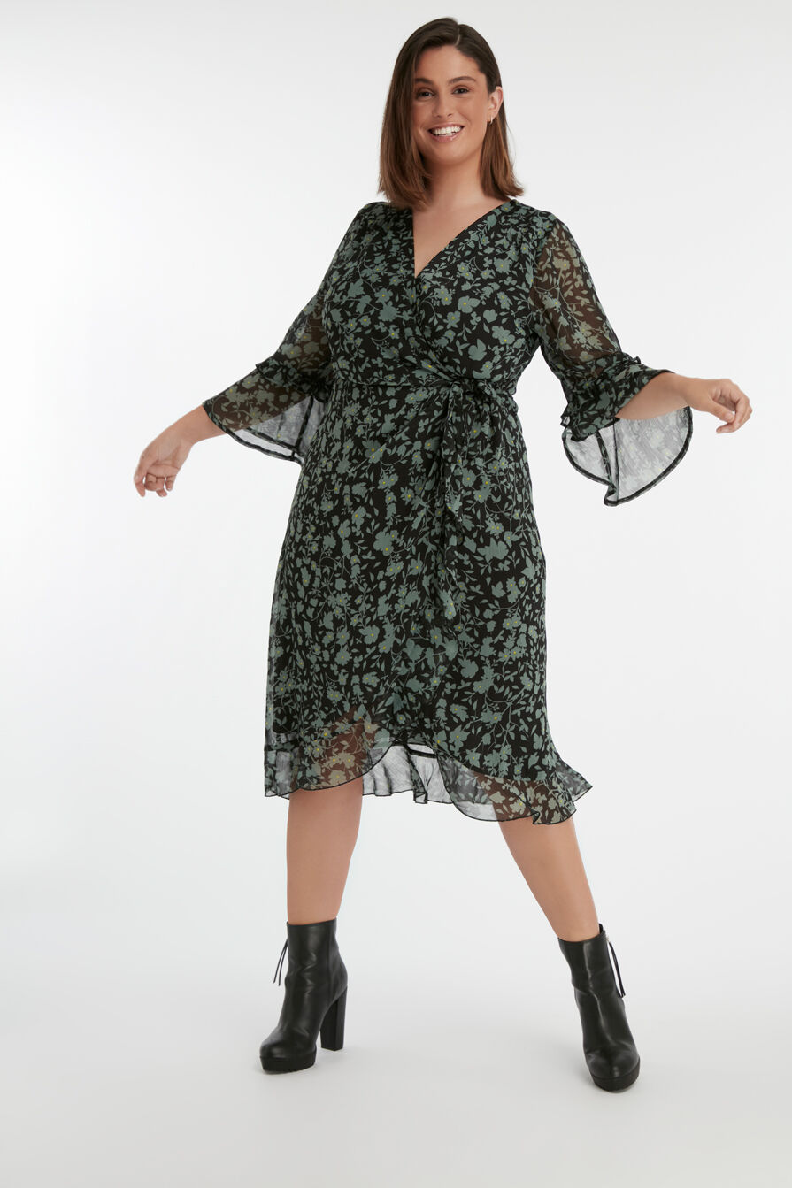 Robe &agrave; imprim&eacute; floral. image number 5