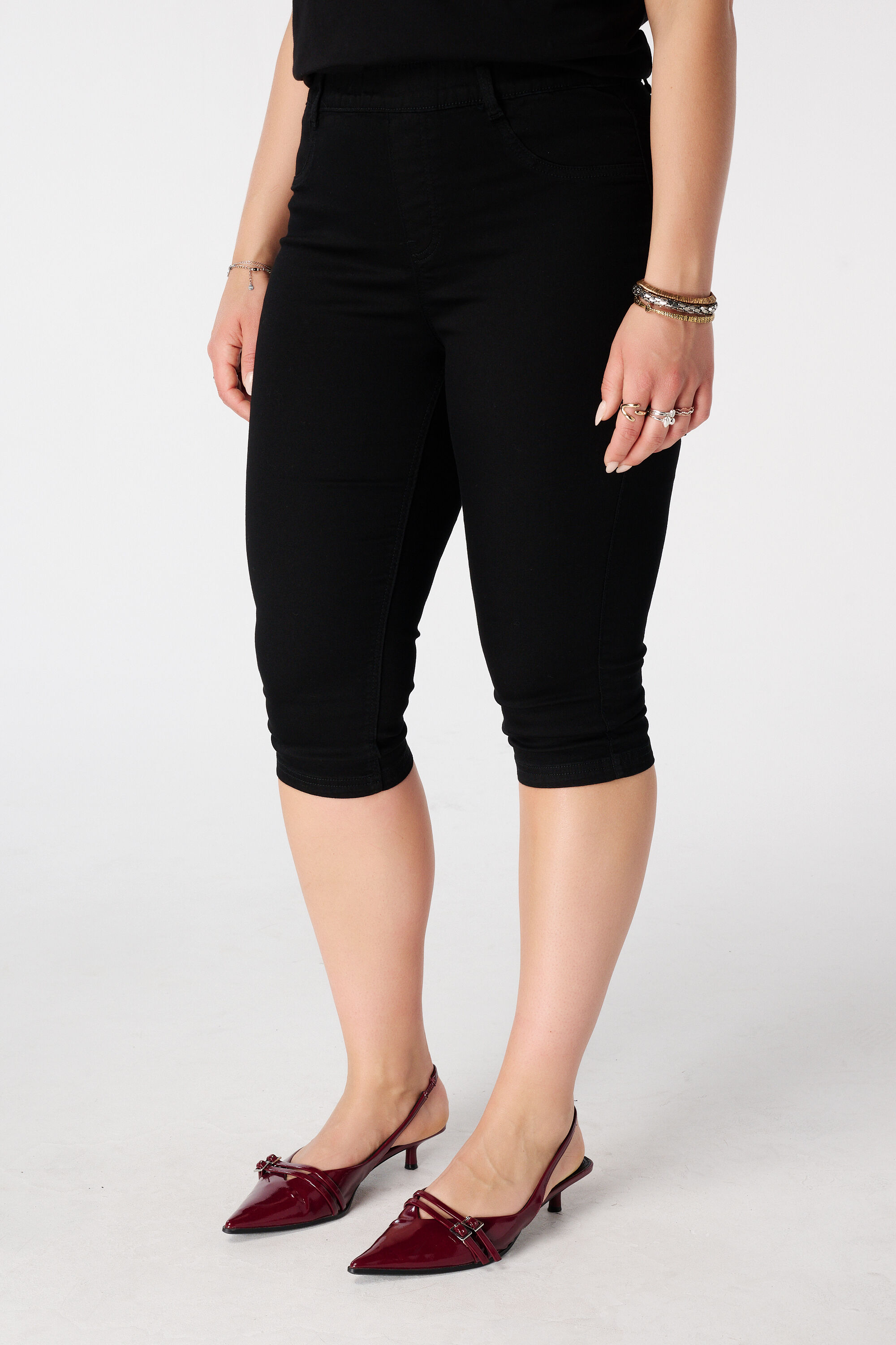 Tregging capri aspect denim image number 5