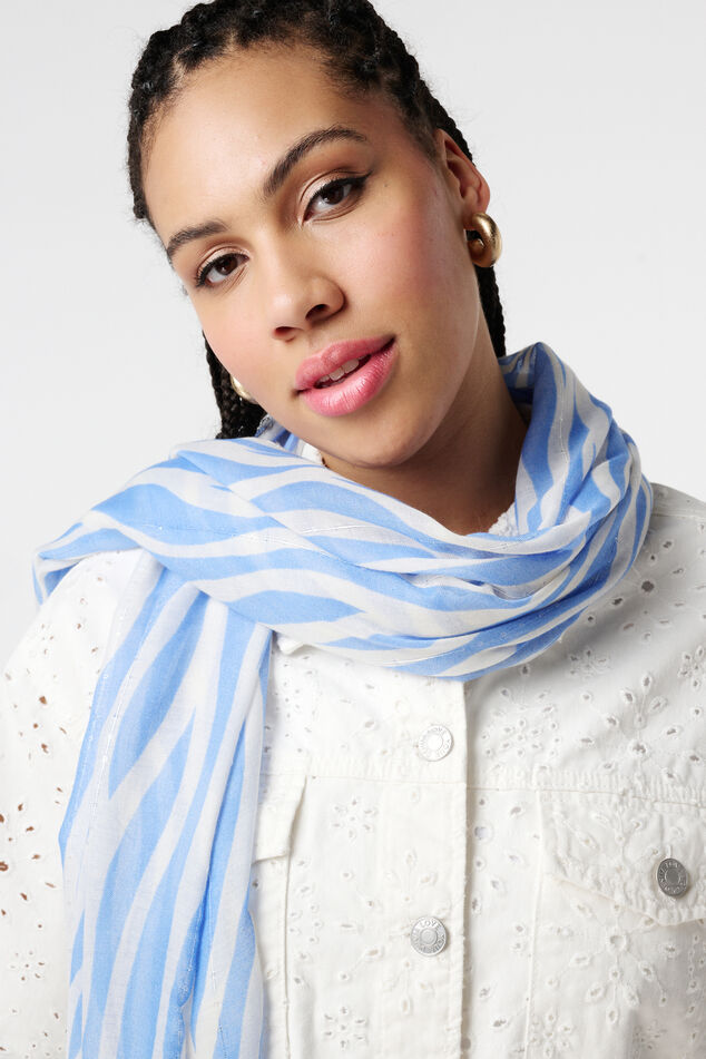 Foulard à imprimé zébré  image number 2