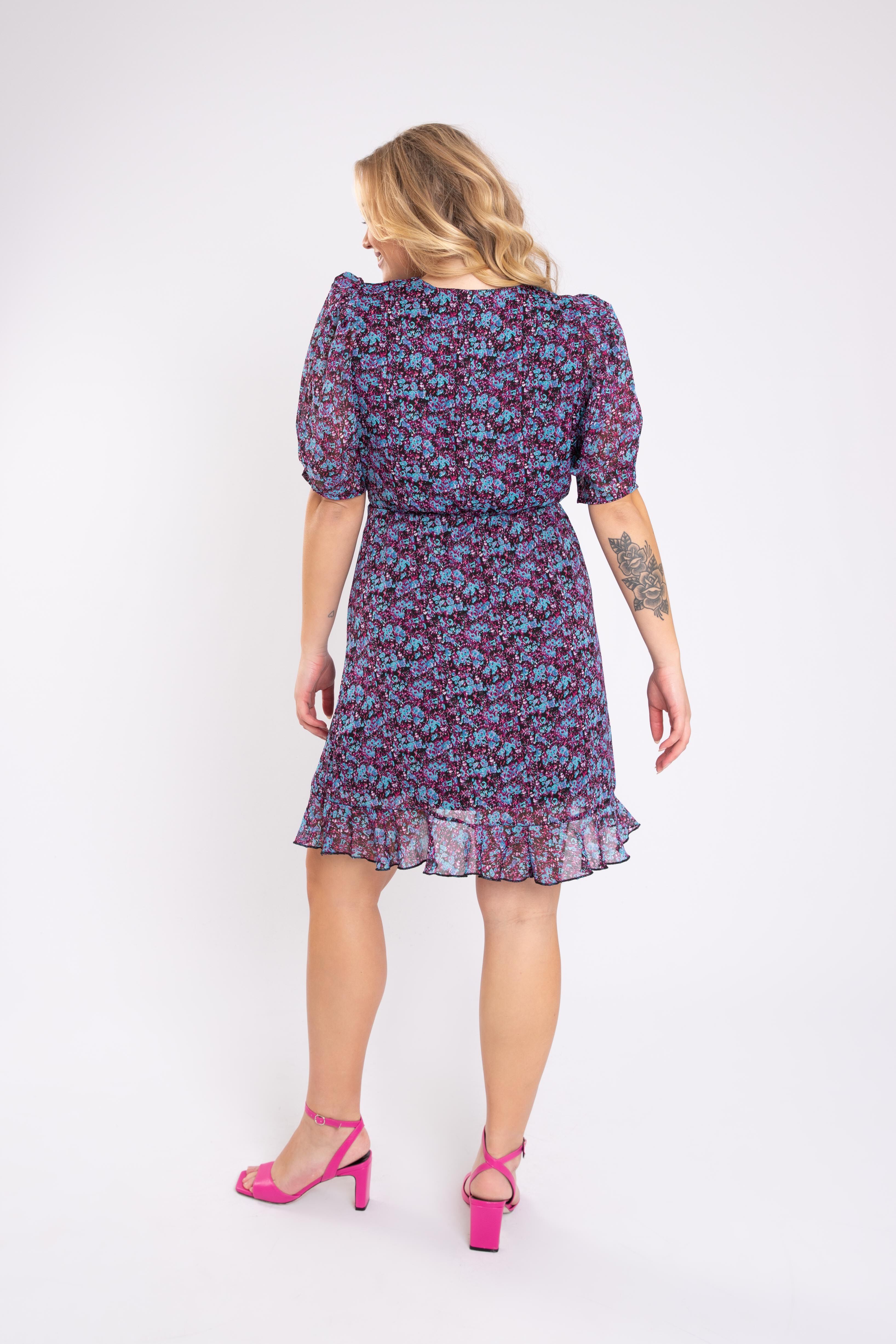 Robe portefeuille &agrave; imprim&eacute; image number 4