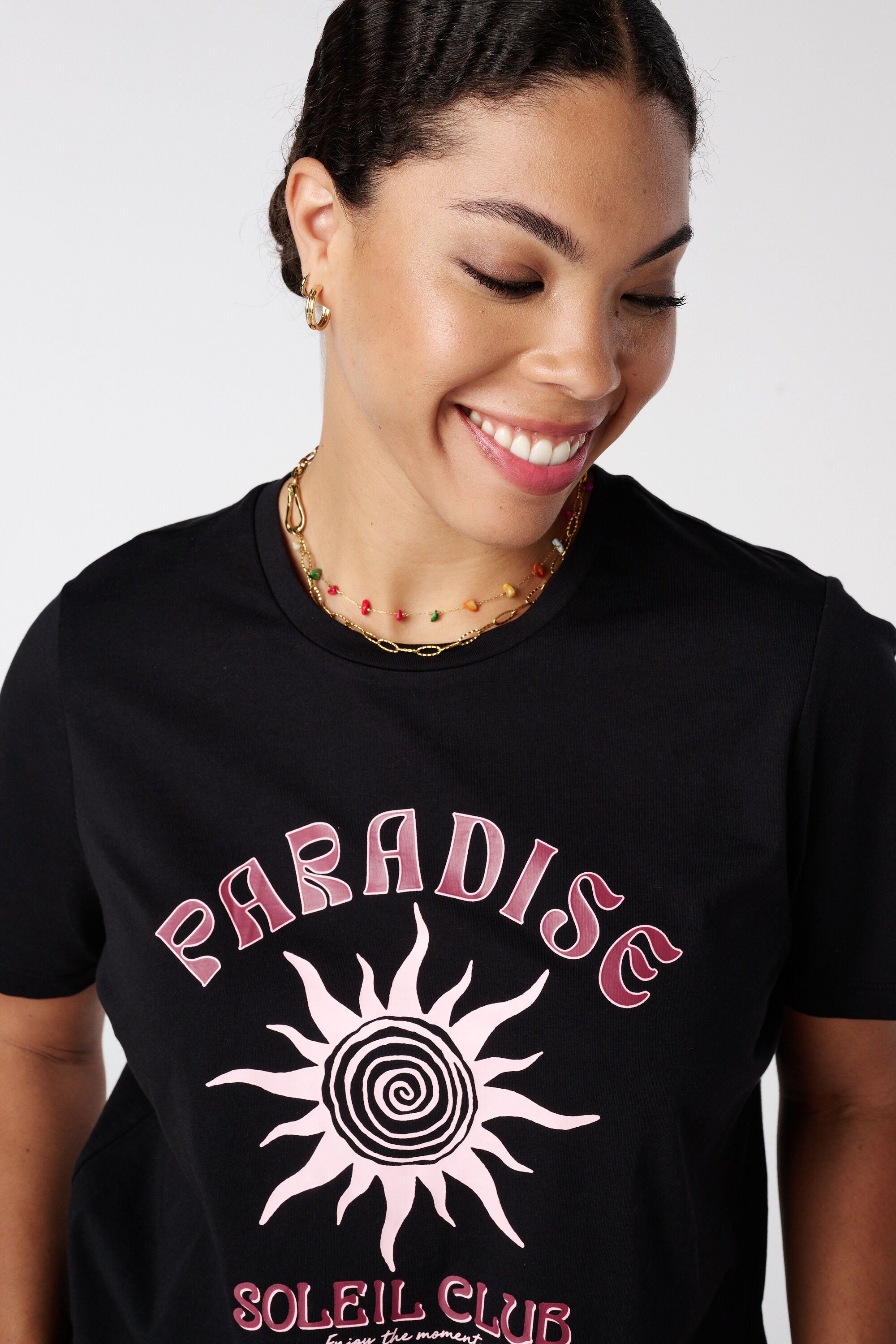 T-shirt avec impression image number 4