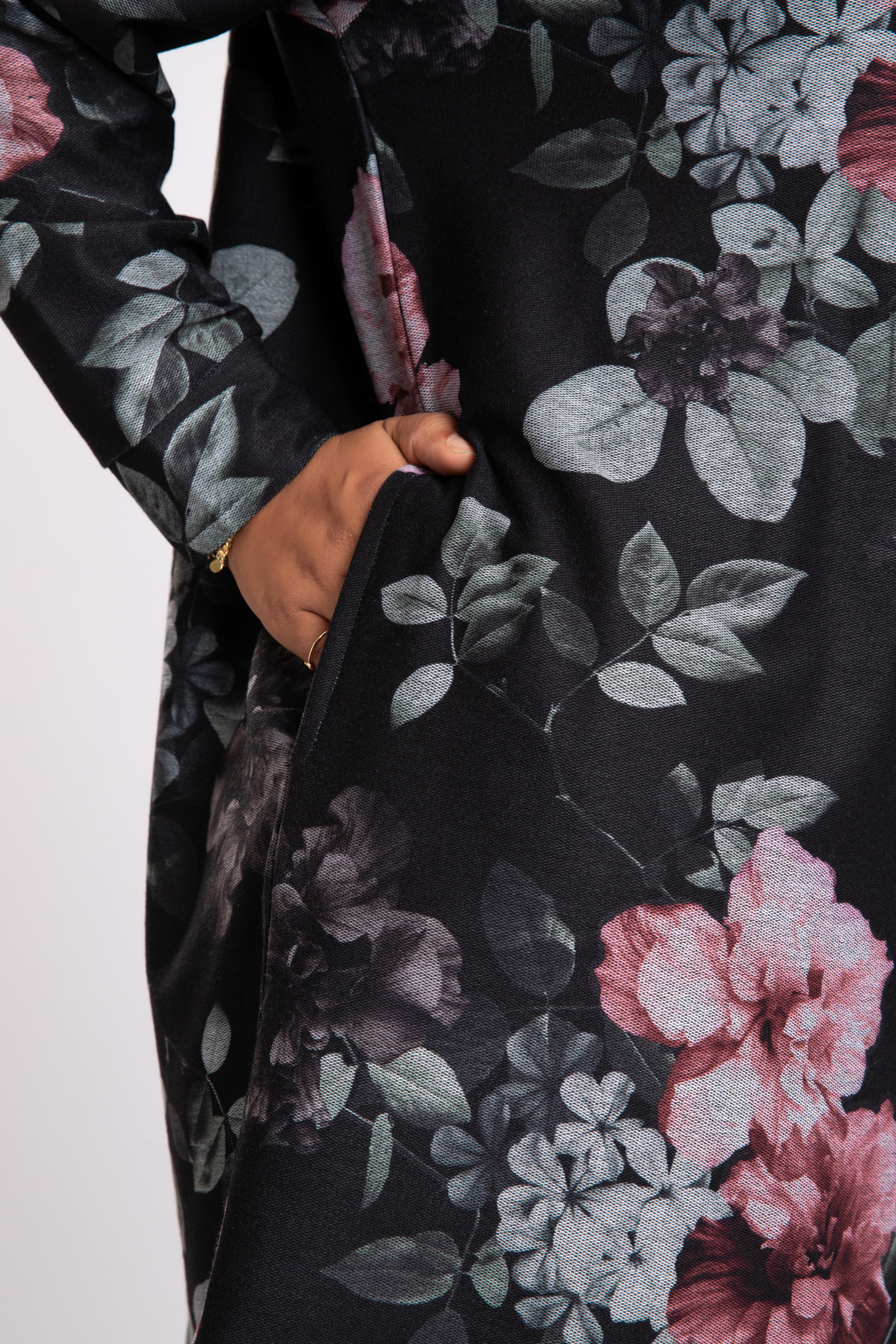 Robe pull avec imprim&eacute; floral image number 6