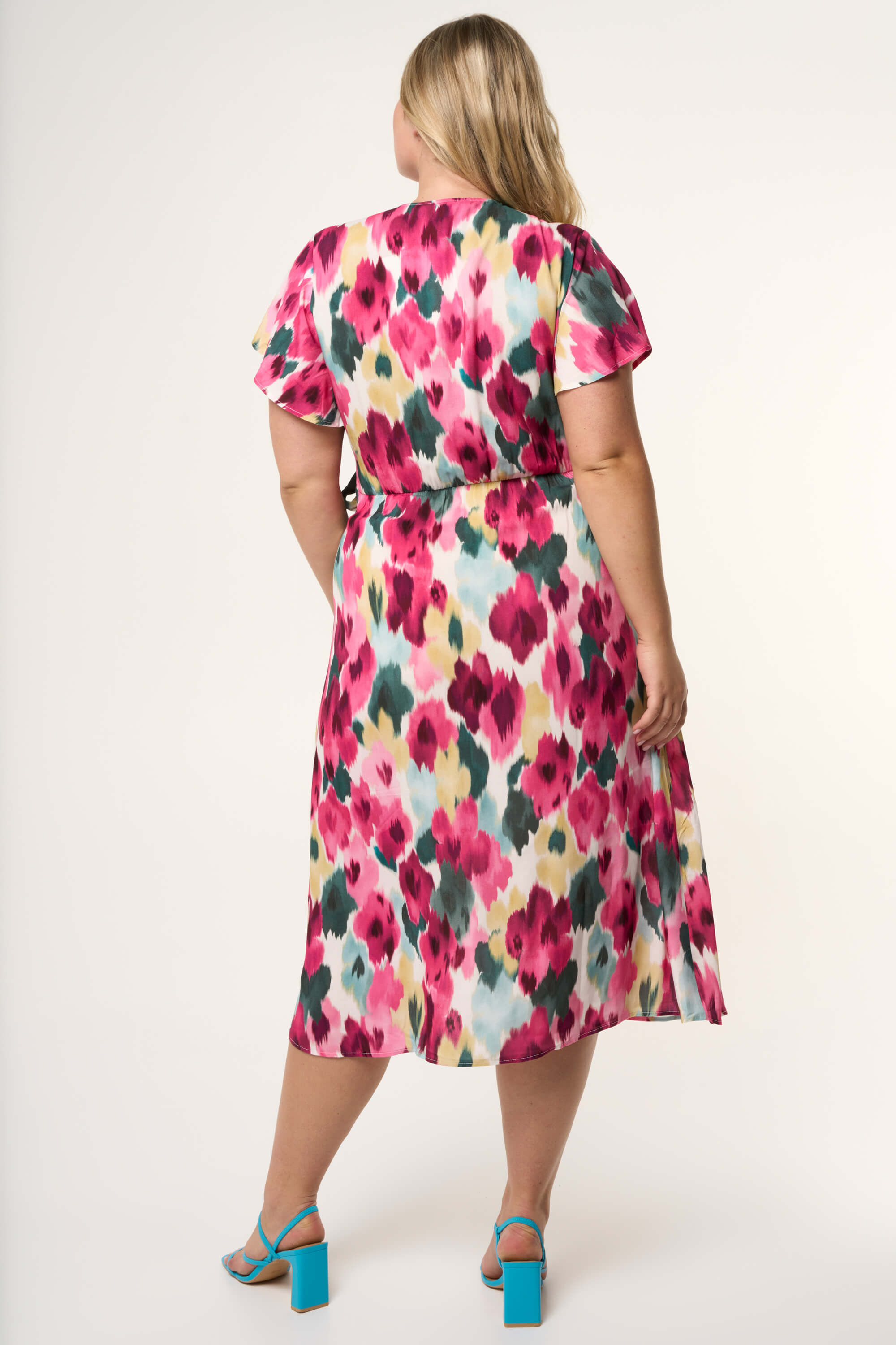 Robe midi &agrave; imprim&eacute; floral image number 2