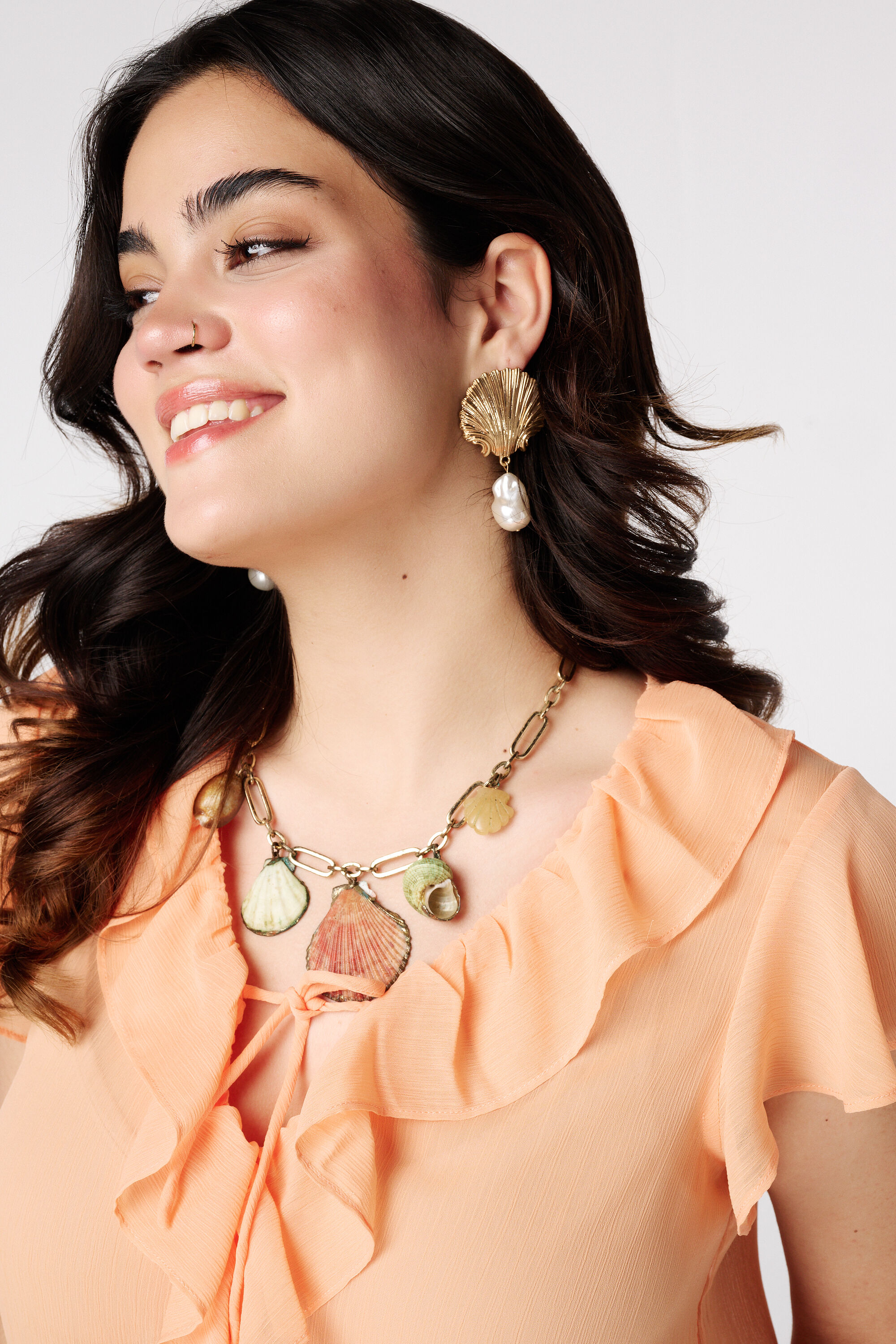 Chemisier &agrave; volants image number 4