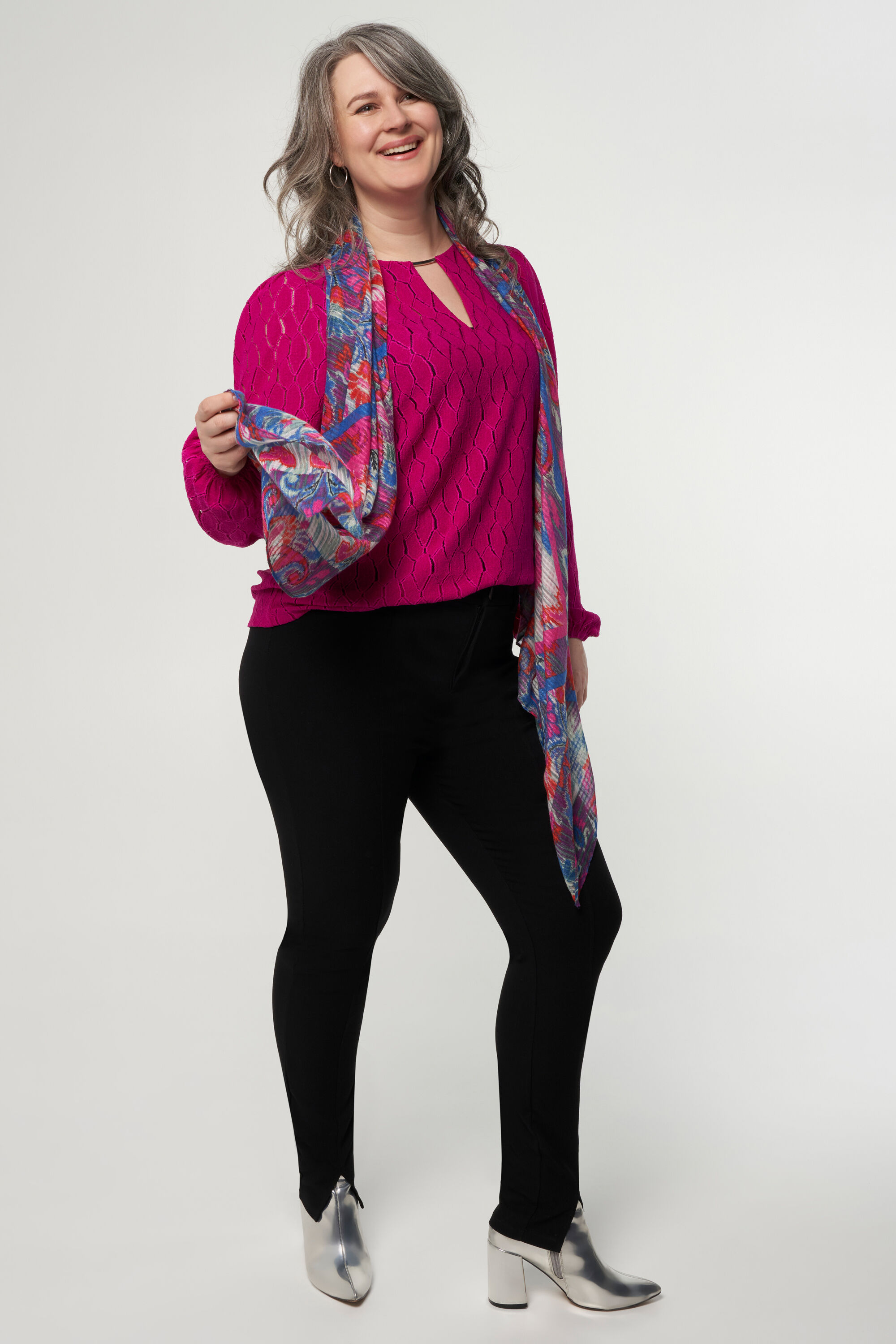 &Eacute;charpe avec imprim&eacute; cachemire  image number 2