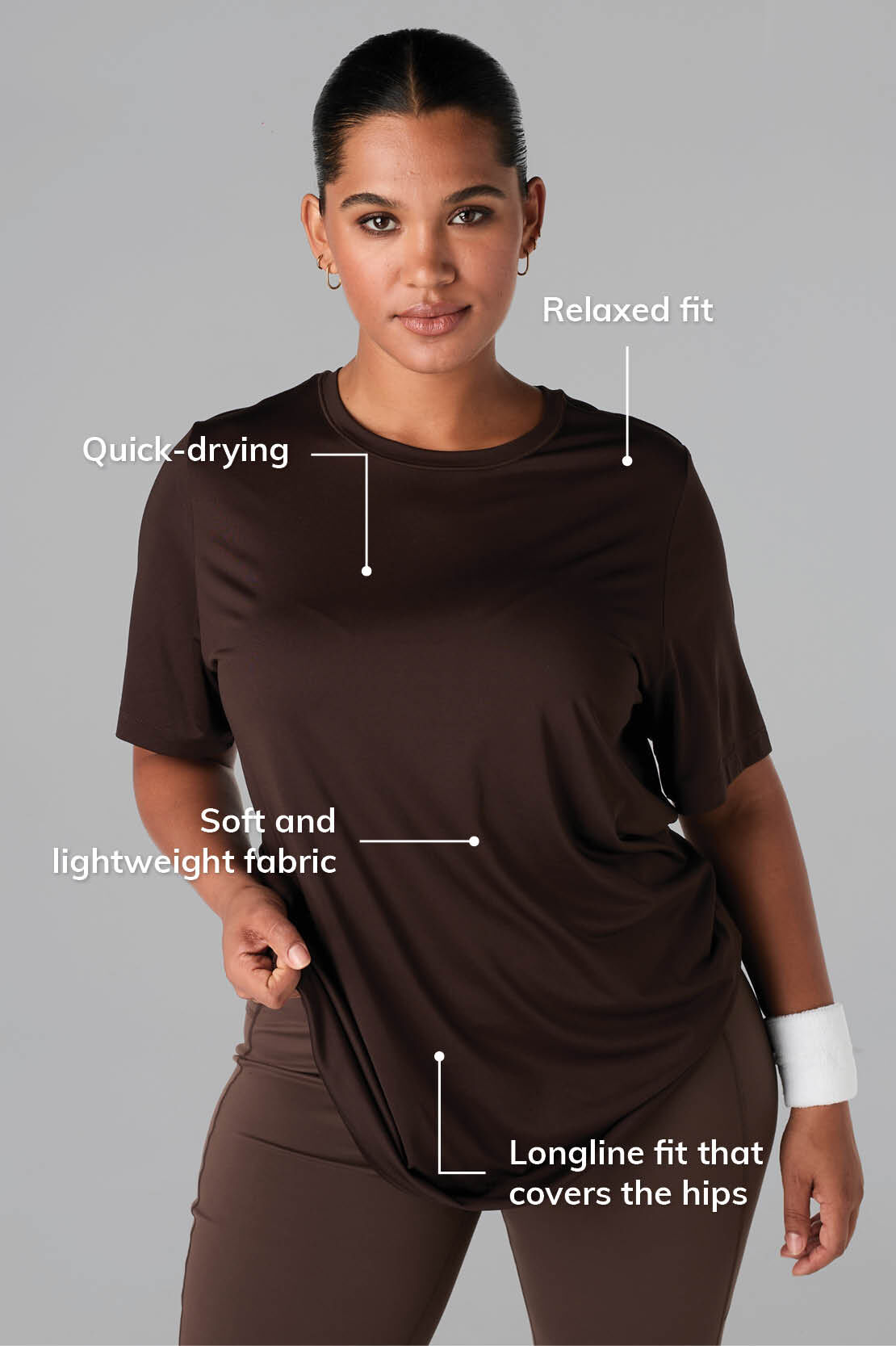 T shirt de sport long image number 3