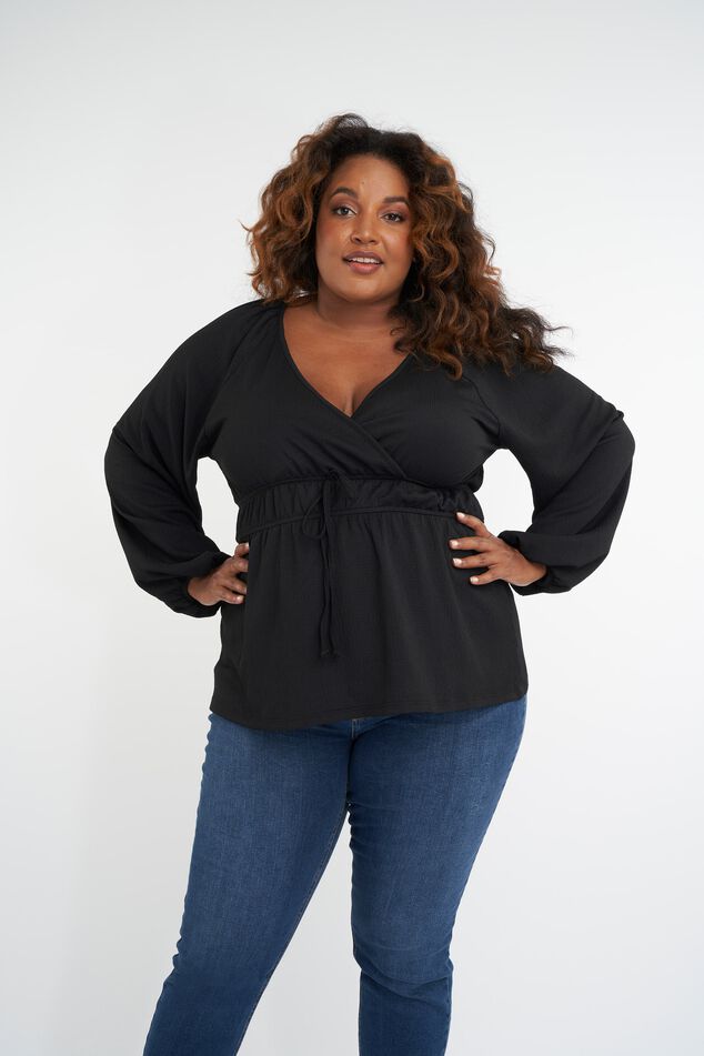 Haut portefeuille à manches bouffantes image number 0