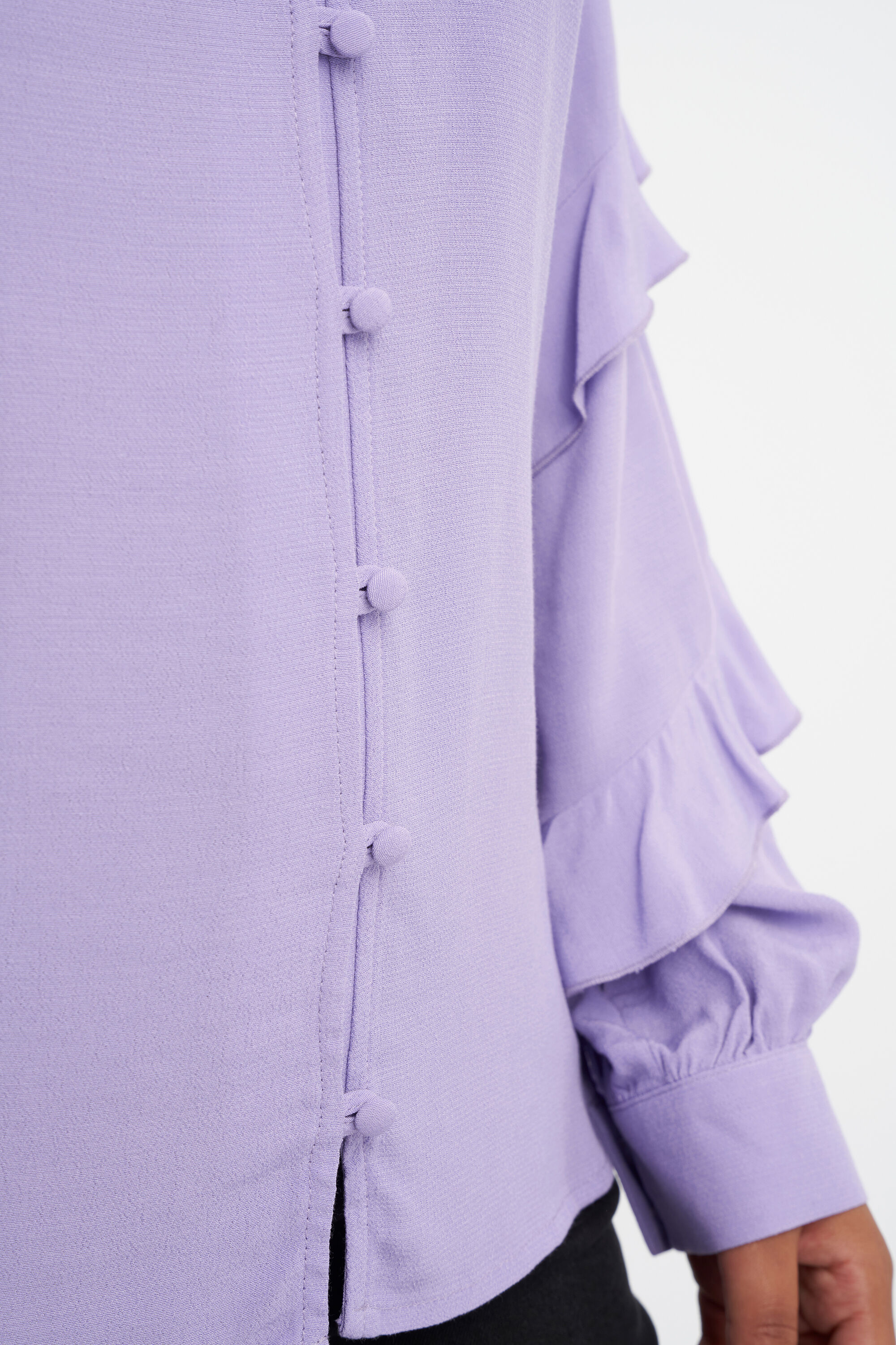 Chemisier avec manches &agrave; volants image number 5