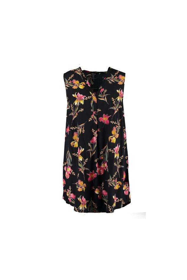 Chemisier long sans manches image number 1