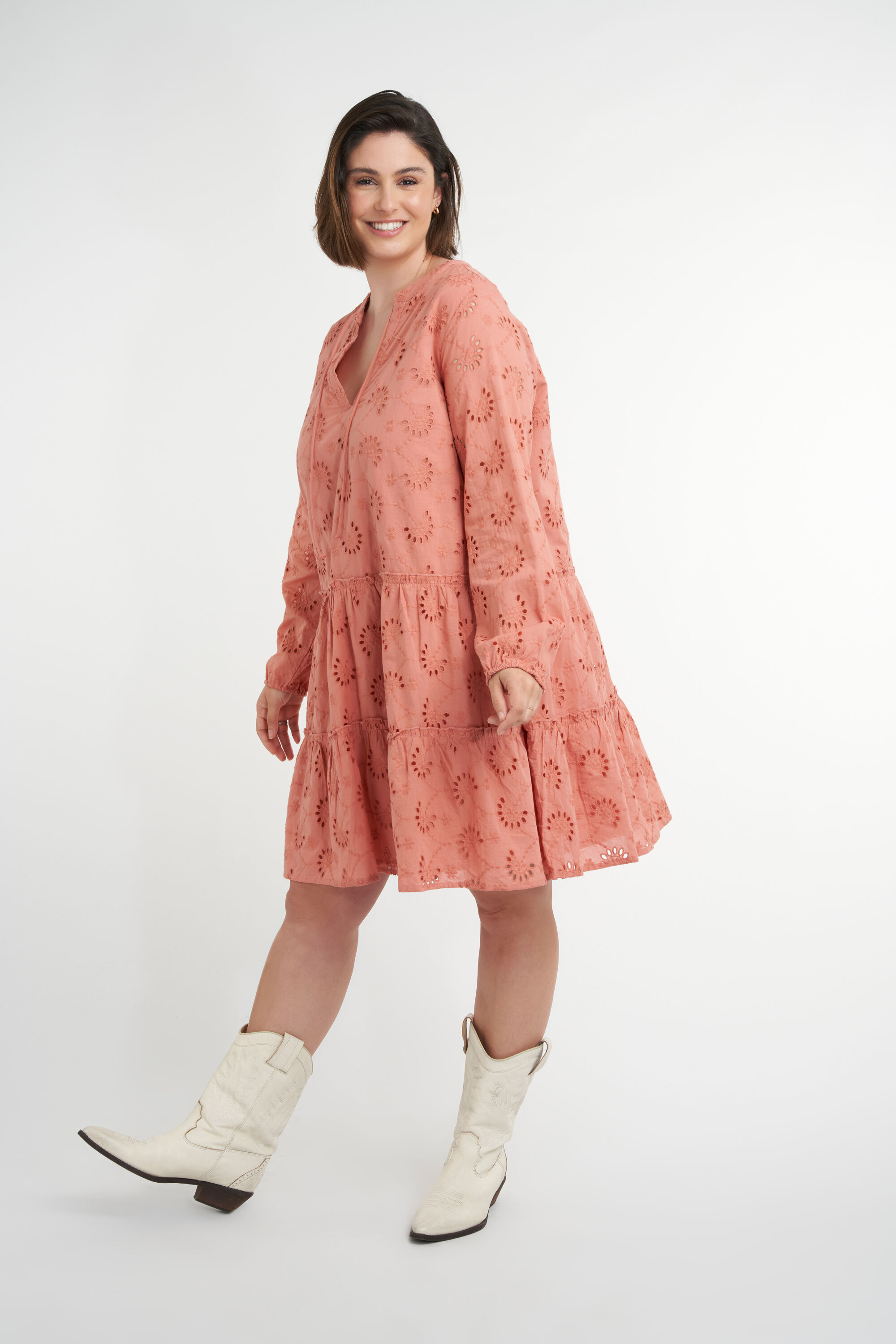 Robe coupe trap&egrave;ze image number 7