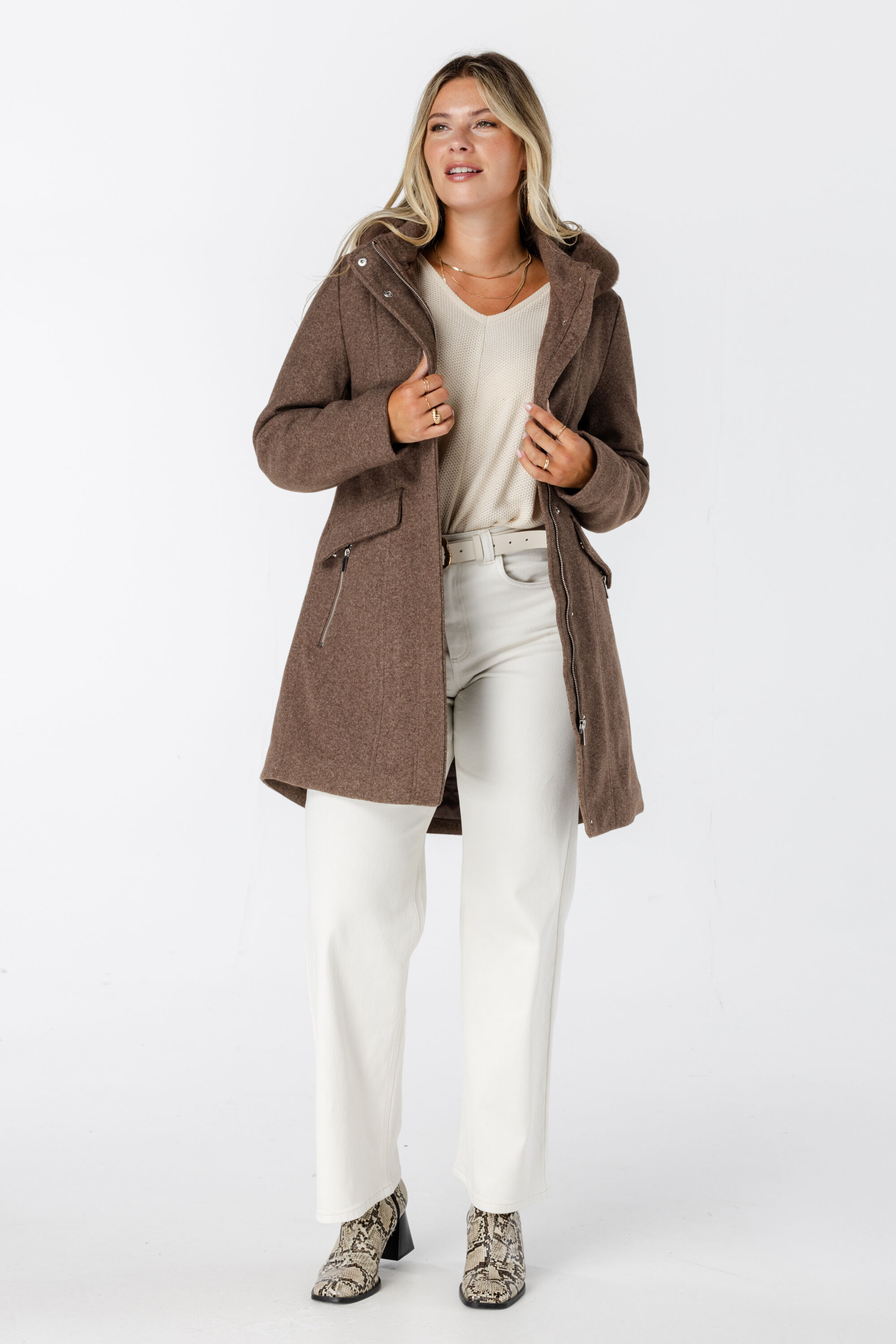 Veste doubl&eacute;e avec fermeture &eacute;clair image number 5