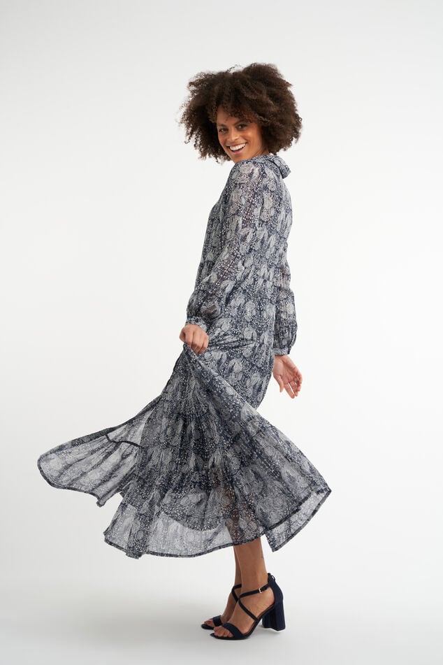 Robe longue à imprimé floral image number 6