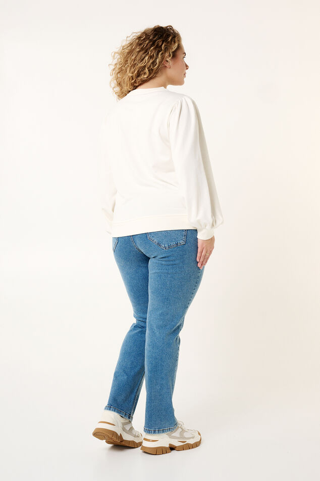 Sweater "Paris" mit Knopfdetails auf der Schulter image number 3