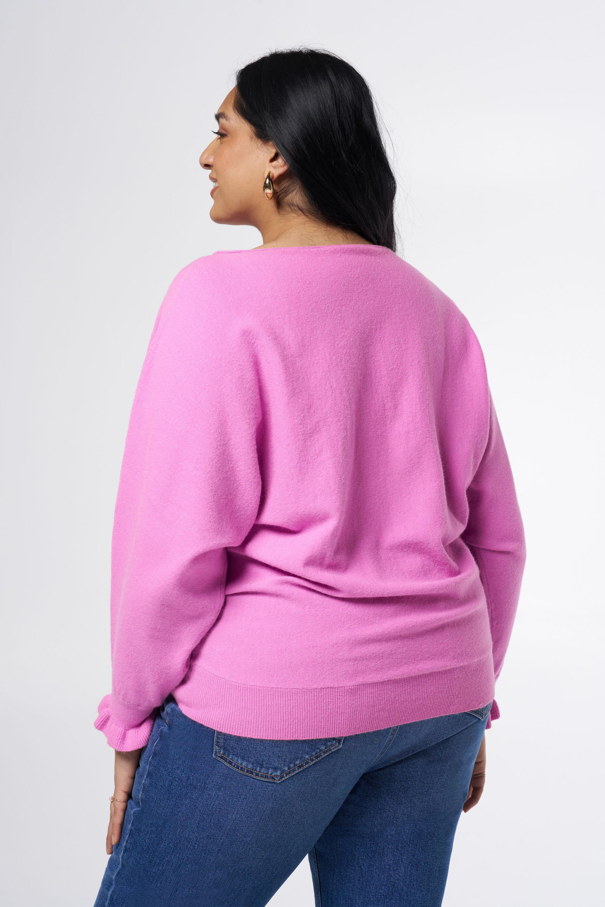 Pull en maille avec col bateau image number 3