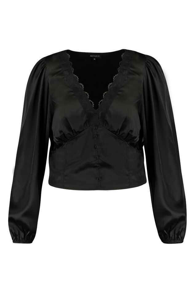 Chemisier court en dentelle image number 2