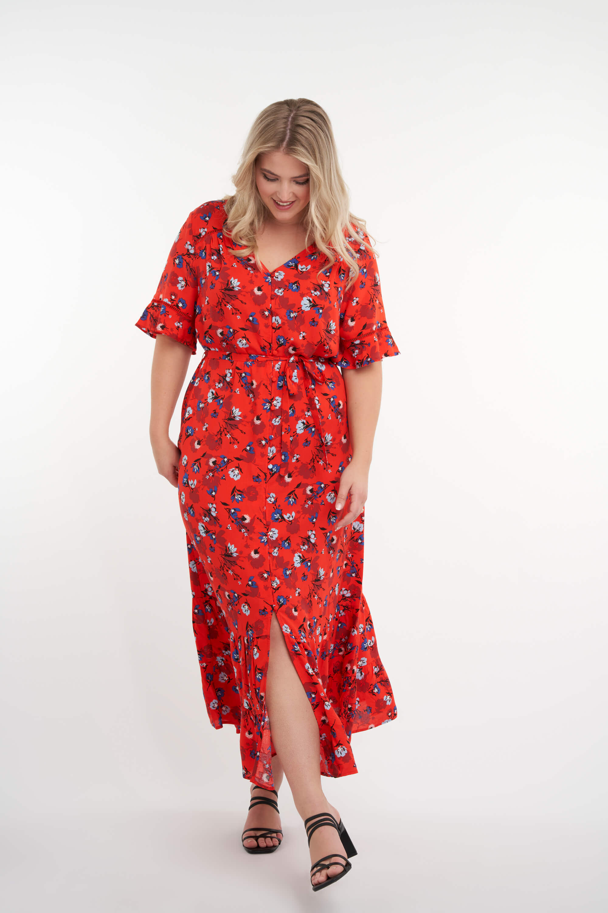 Longue robe &agrave; imprim&eacute;  image number 6