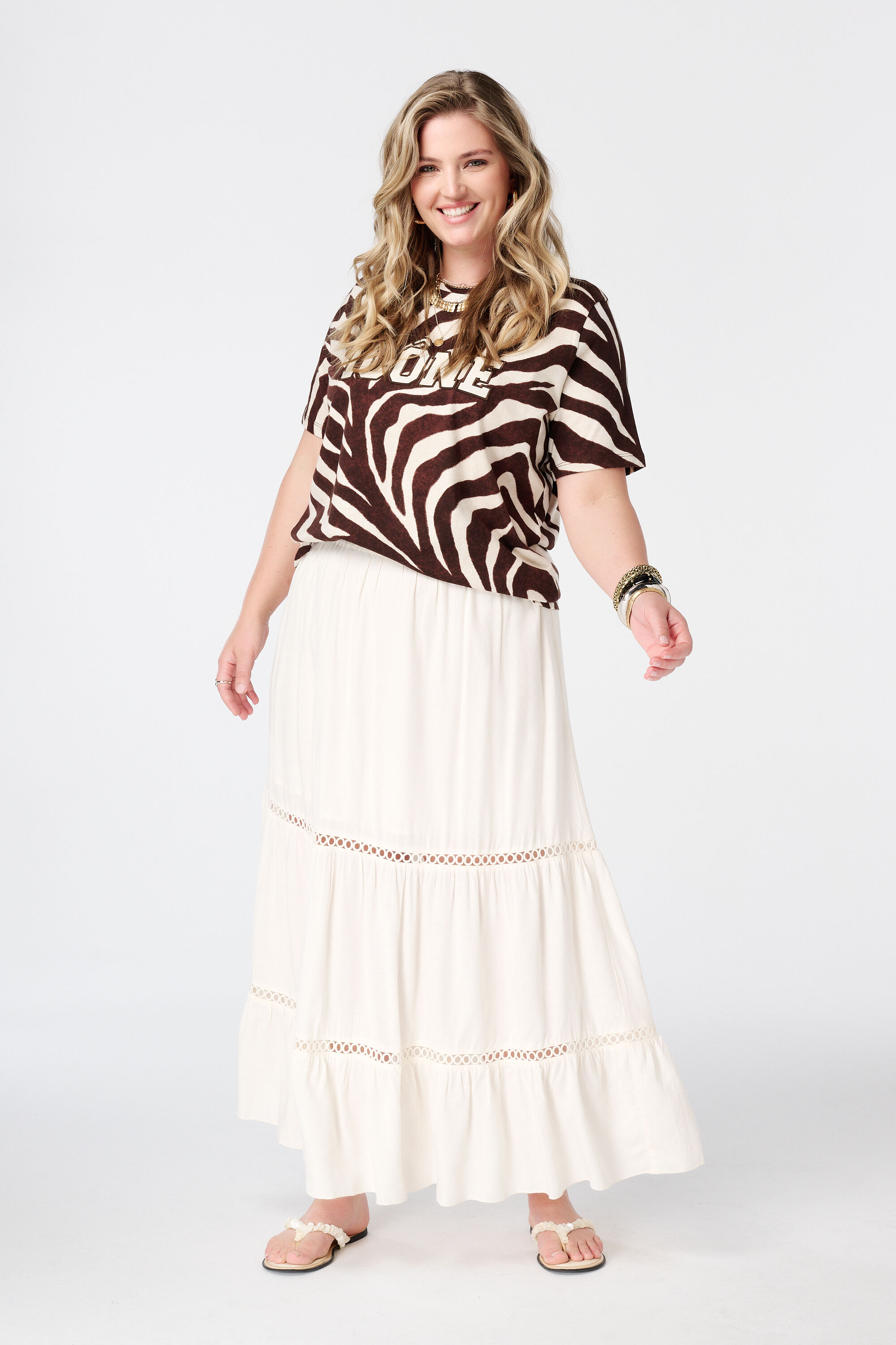 T-shirt &agrave; imprim&eacute; animalier image number 5