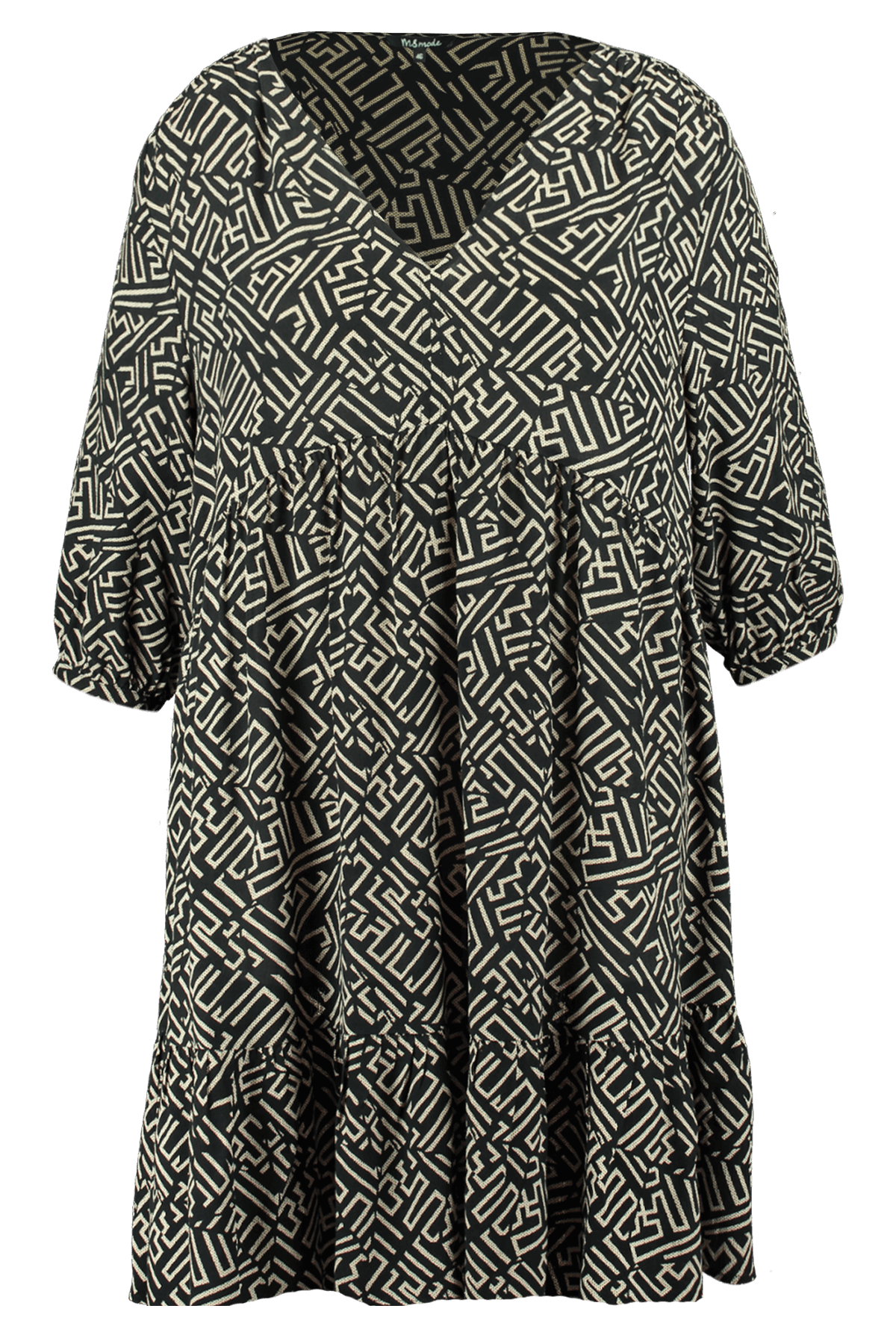 Robe trapèze à imprimé  image number 1