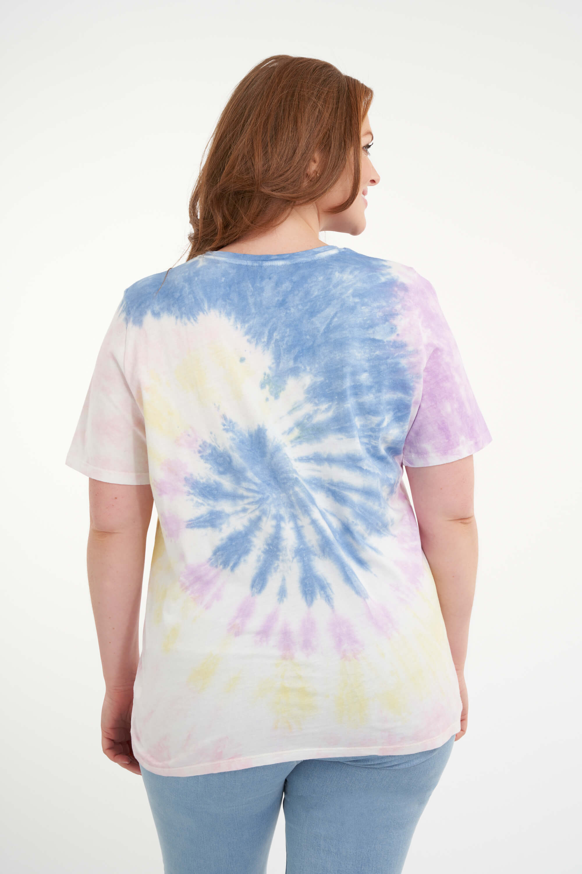 T-shirt avec imprimé à effet tie-dye image number 4