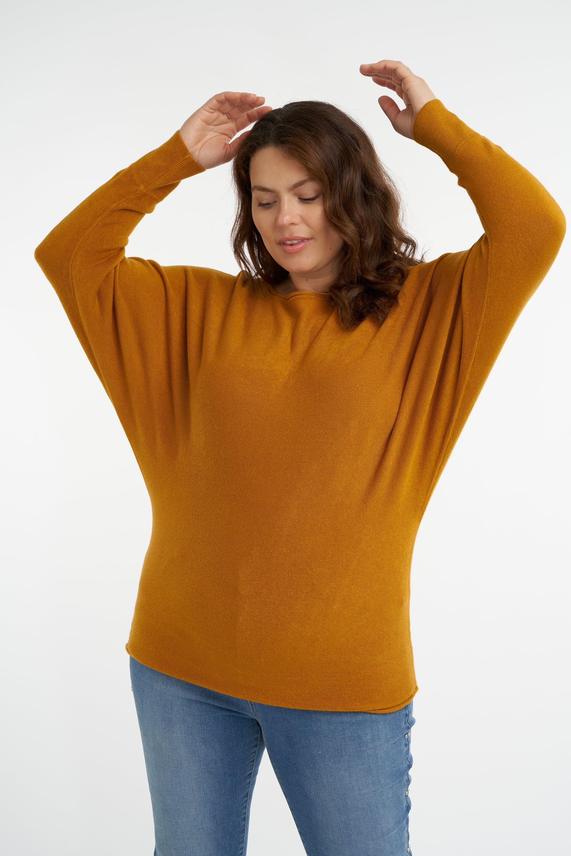 Pull Noir Long Manches Chauve-souris – Taille Unique, Viscose De Bambou, Neuf Jamais Porté