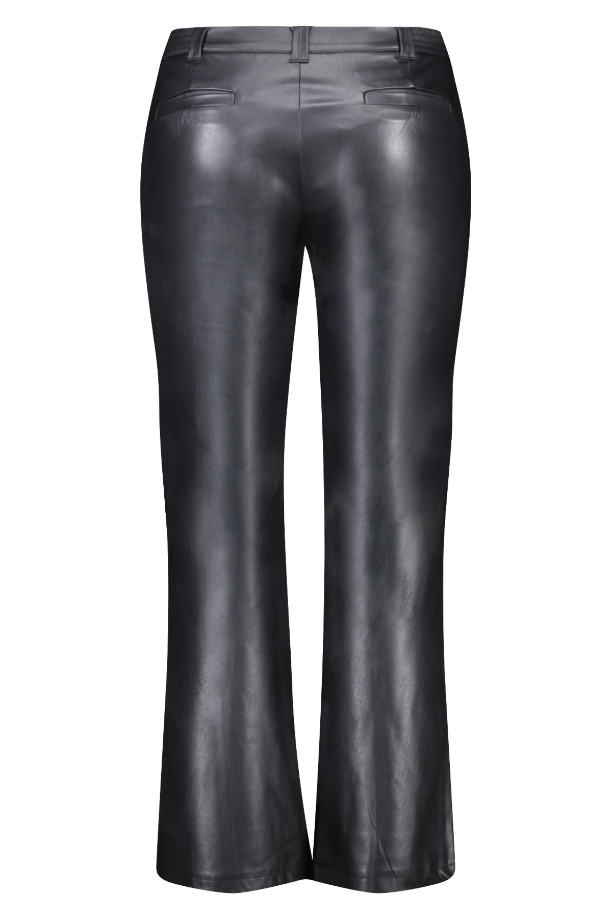Pantalon droit en similicuir image number 2